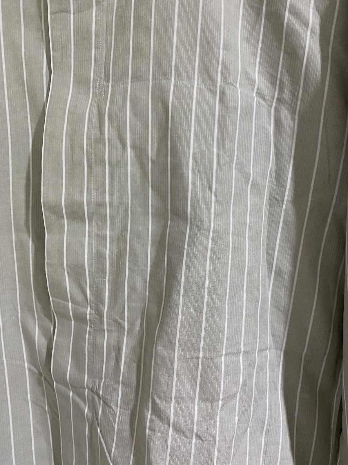 Issey Miyake × Japanese Brand × Vintage Vintage issey miyake hidden pocket stripe button up Size US L / EU 52-54 / 3 - 8 Thumbnail