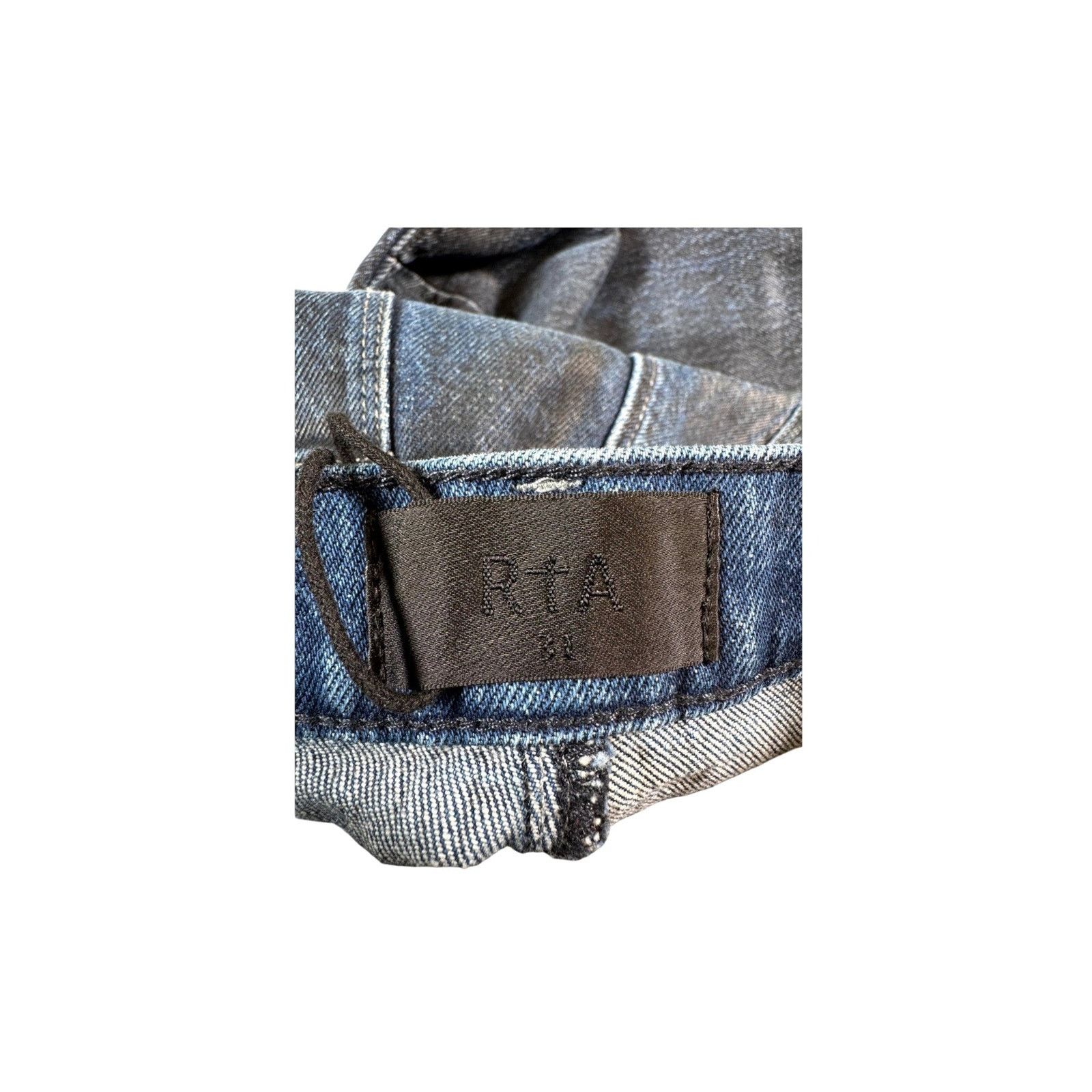 Rta RTA Deep Classic Black Jeans Size US 31 - 4 Thumbnail