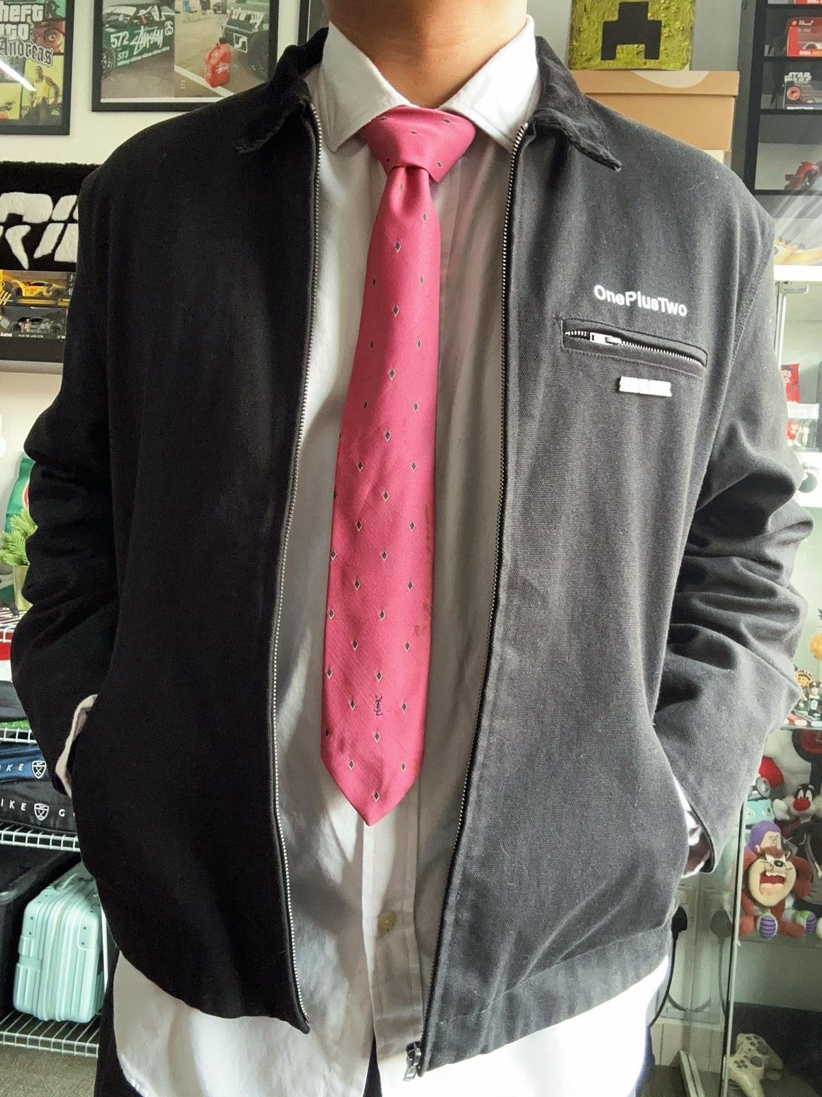 Designer × Vintage × Yves Saint Laurent VINTAGE DESIGNER YSL TIE Size ONE SIZE - 1 Thumbnail