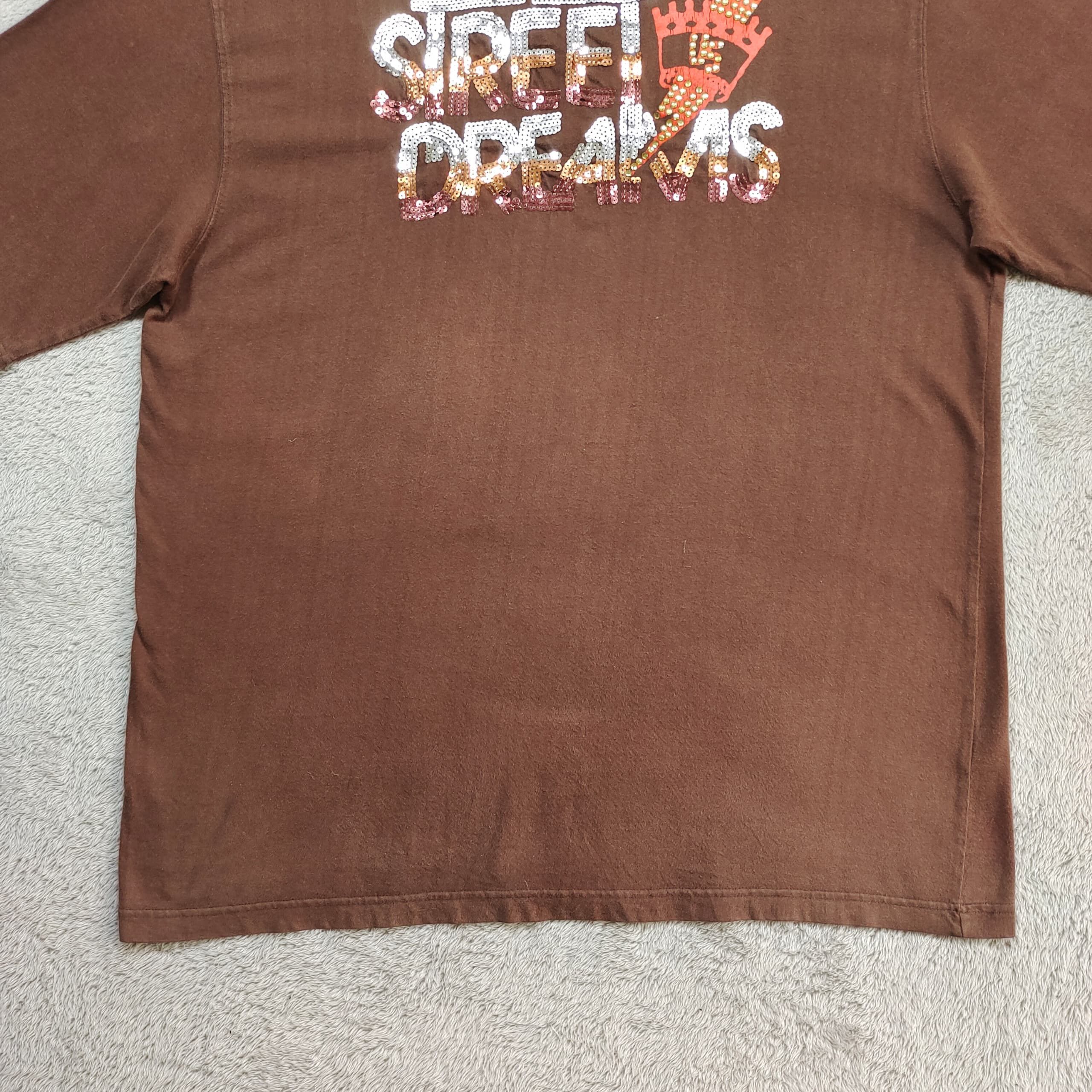 Rocawear Vintage Y2K Rocawear "Street Dreams" Sequin Brown T-Shirt XL Size US XL / EU 56 / 4 - 5 Thumbnail