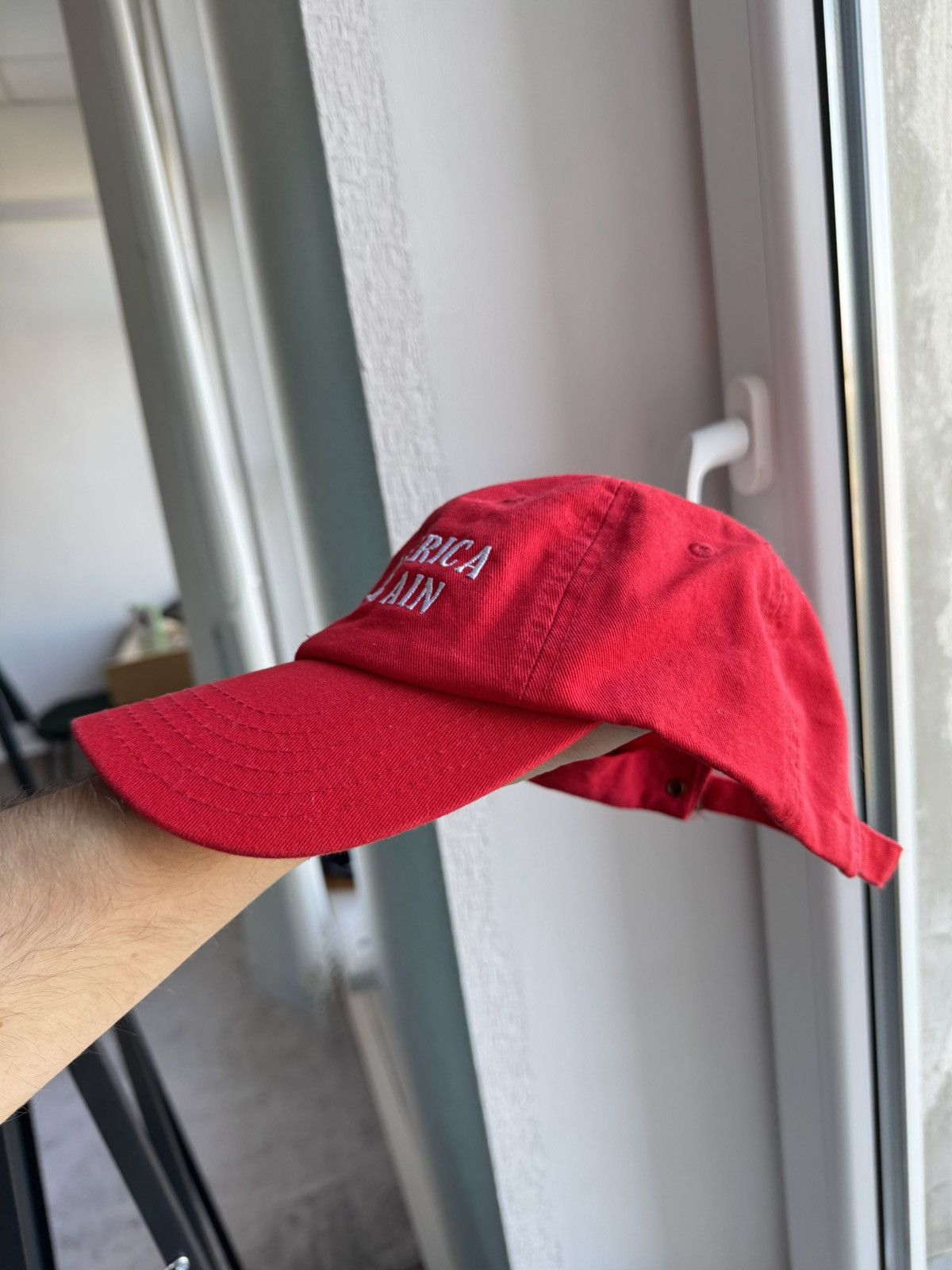 Donald Trump × Vintage Rare 00s red cap Make America Great Again Trump hat Size ONE SIZE - 3 Thumbnail