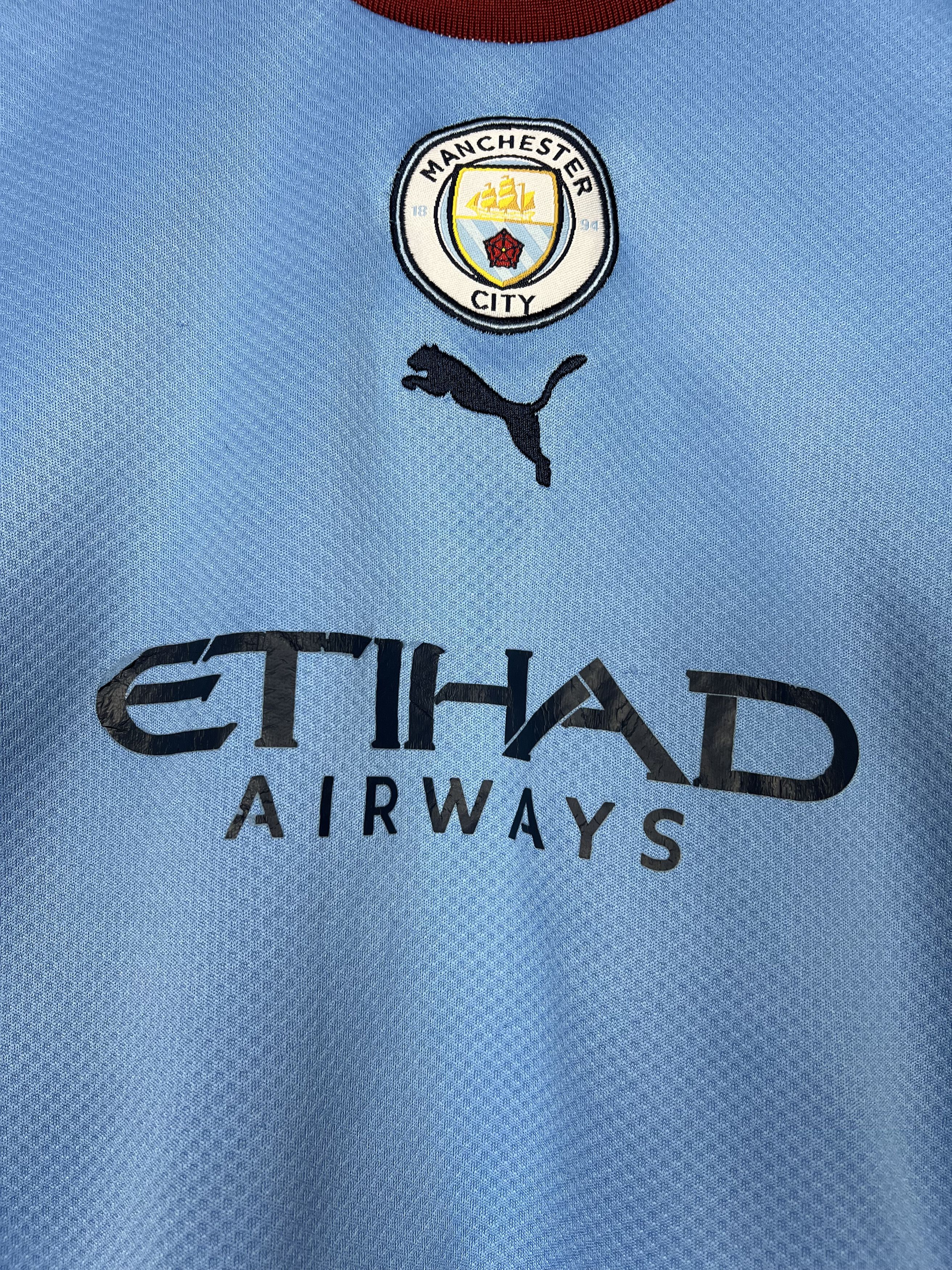 Puma Puma manchester city HAALAND teen kids jersey soccer Size US M / EU 48-50 / 2 - 9 Thumbnail