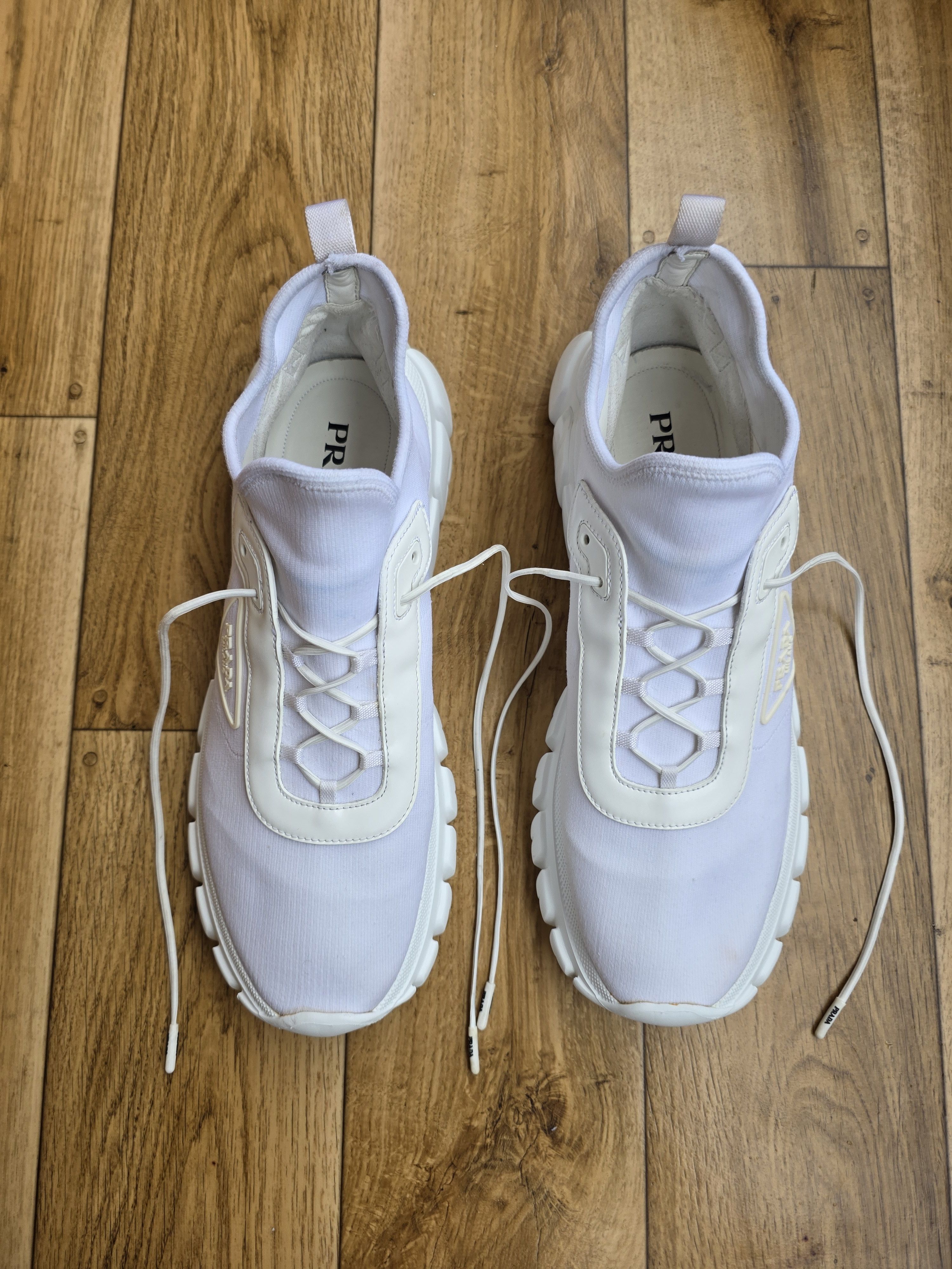 Prada Prada Low Top White Men Sneakers Size US 12 / EU 45 - 11 Thumbnail