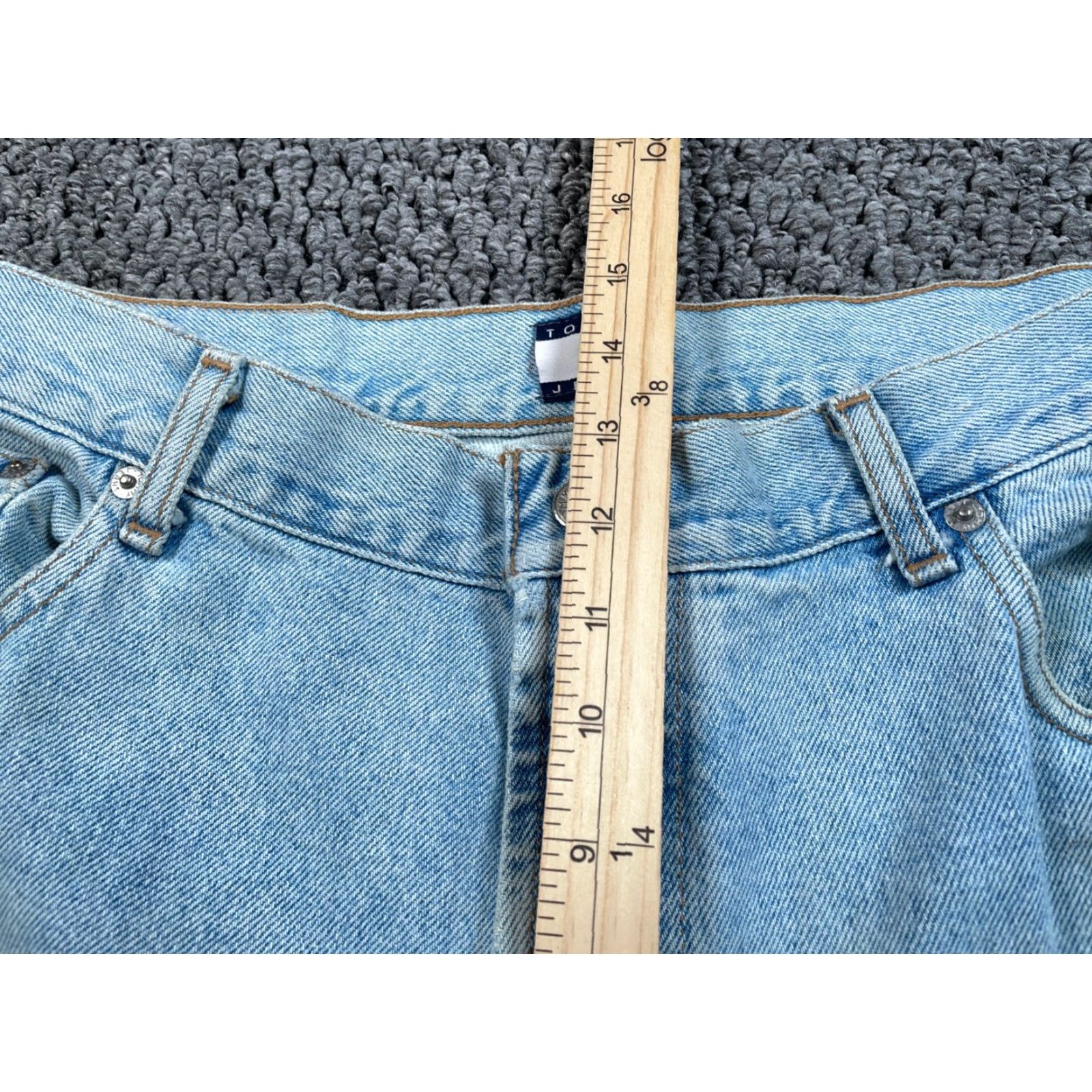 Tommy Hilfiger Vintage Tommy Hilfiger Jeans Men's 36x28 Tapered Relaxed Fit 90s Light Blue Denim Size US 36 / EU 52 - 7 Thumbnail