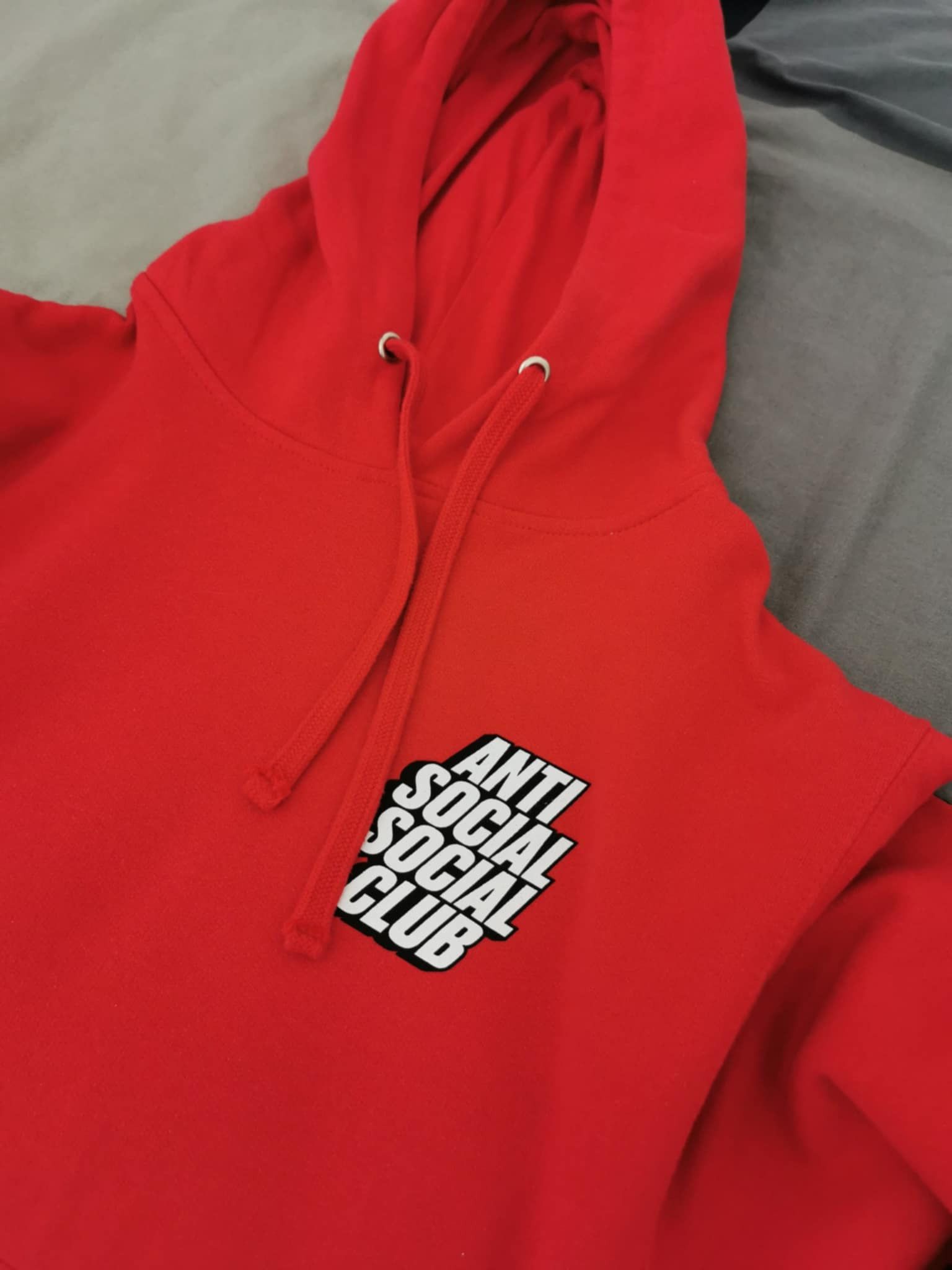 Anti Social Social Club Block Me Red Hoodie Size US M / EU 48-50 / 2 - 3 Thumbnail