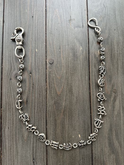 Chrome heart hot sale wallet chain