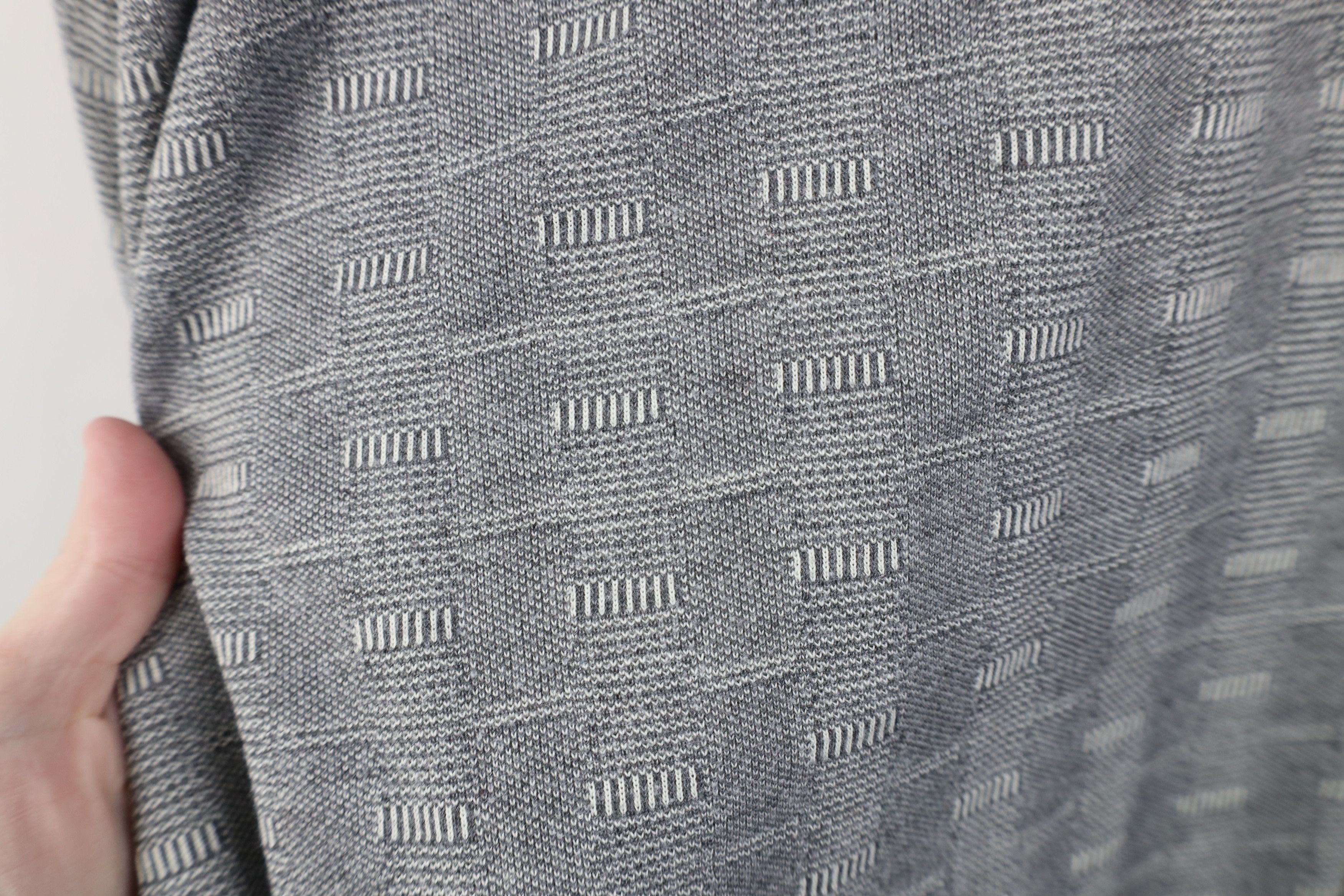 Vintage Vintage 90s Streetwear Checkered Pullover Polo Shirt Gray Size US L / EU 52-54 / 3 - 8 Thumbnail