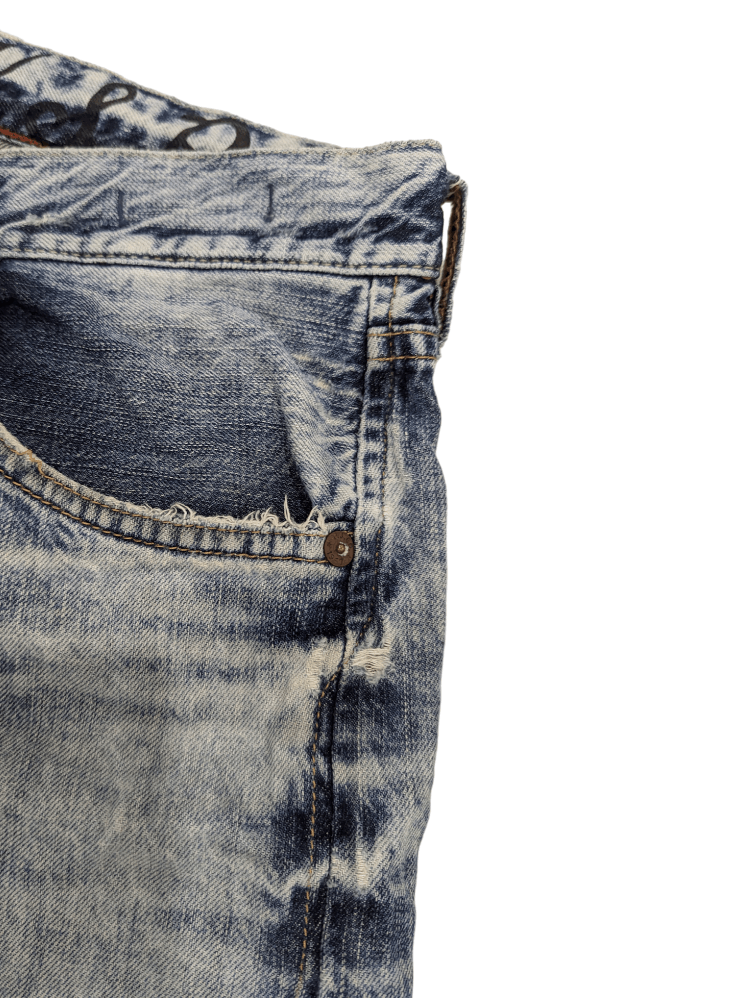 Polo Ralph Lauren THRASHED RALPH LAUREN DISTRESSED DENIM JEANS Size US 29 - 4 Thumbnail