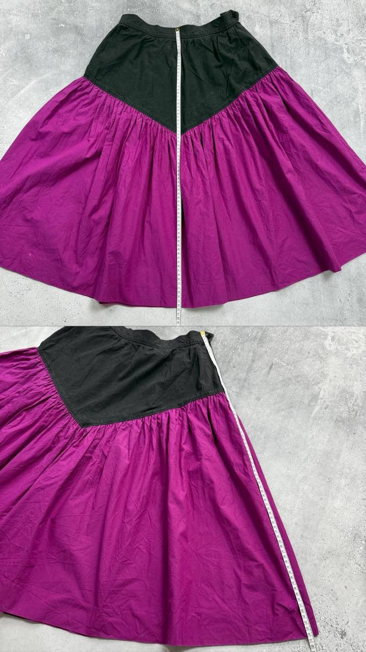 Saint Laurent Paris Vintage 70s Saint Laurent Rive Gauche A-Line Skirt FR 38 Size 27" / US 4 / IT 40 - 23 Thumbnail