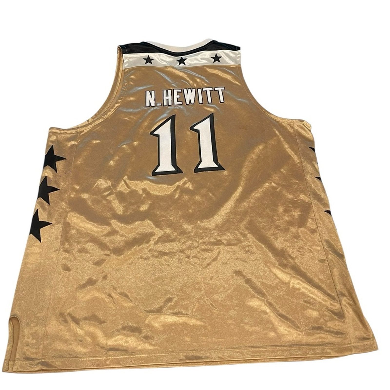 Adidas Washington Wizards Adidas Gold Arenas #11 N.HEWITT Jersey 56 Size US XL / EU 56 / 4 - 3 Thumbnail