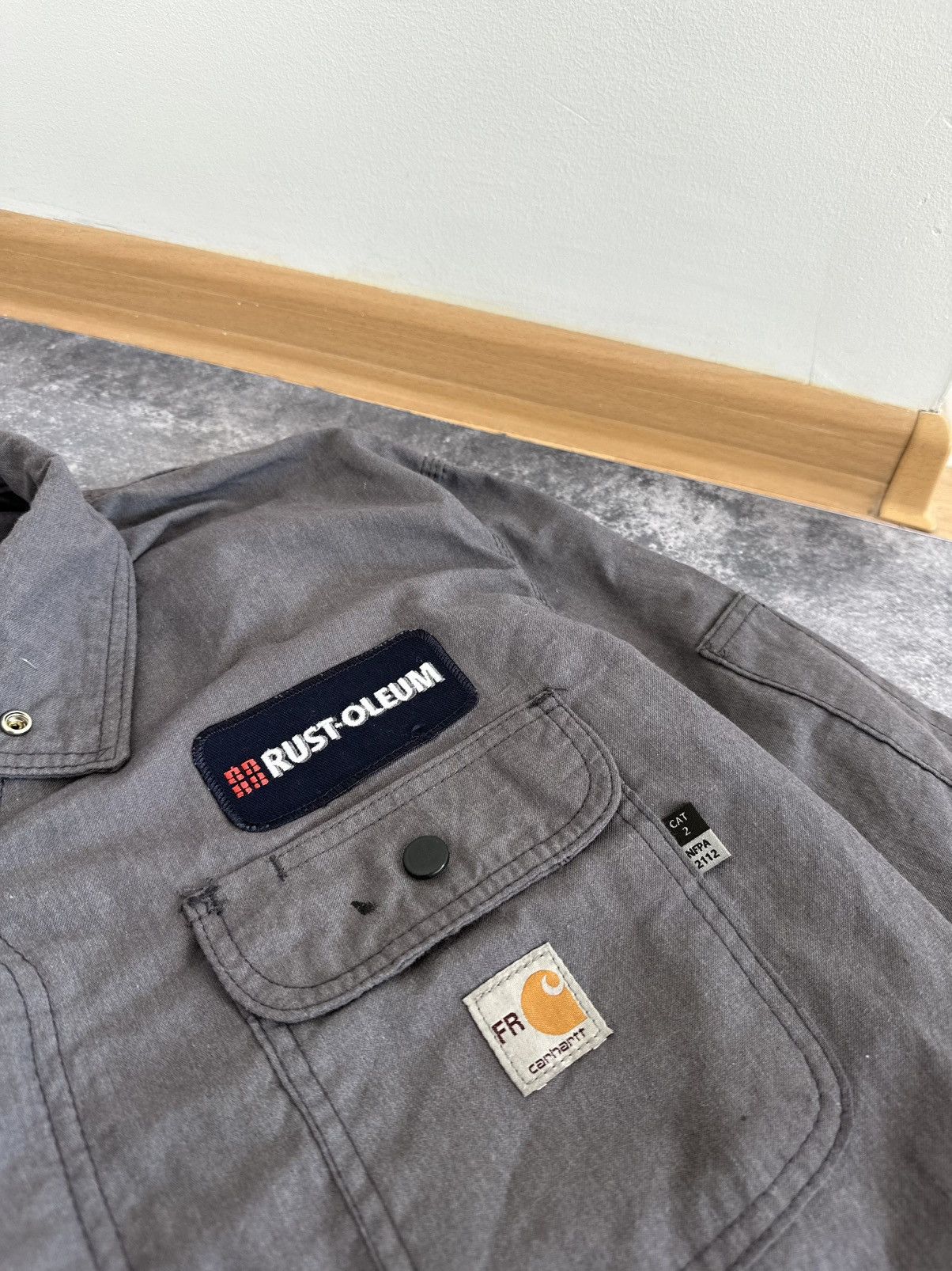 Carhartt Vintage Carhartt USA Flame Resistant Utility Work Overall Size US 36 / EU 52 - 4 Thumbnail