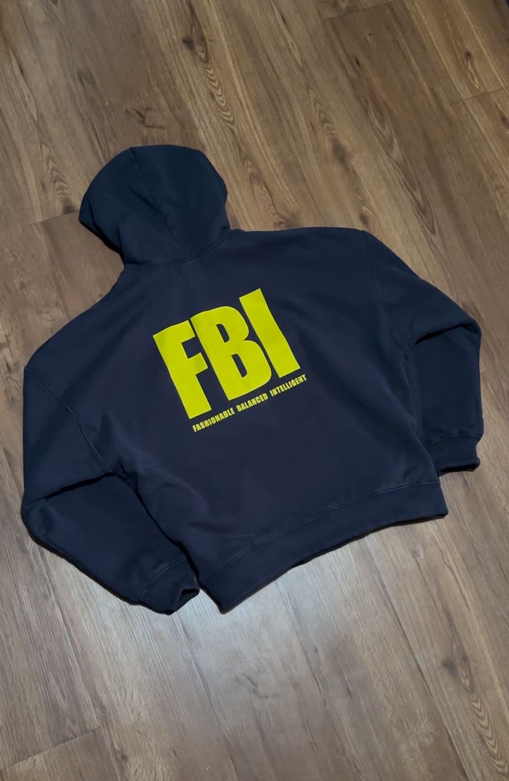 Balenciaga Fbi Hoodie | Grailed