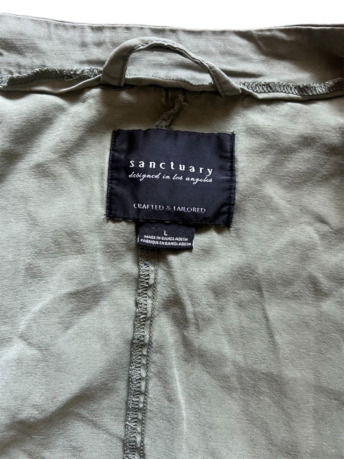 Sanctuary Sanctuary Lightweight Draped Green Utility Jacket | Large Size L / US 10 / IT 46 - 5 Thumbnail