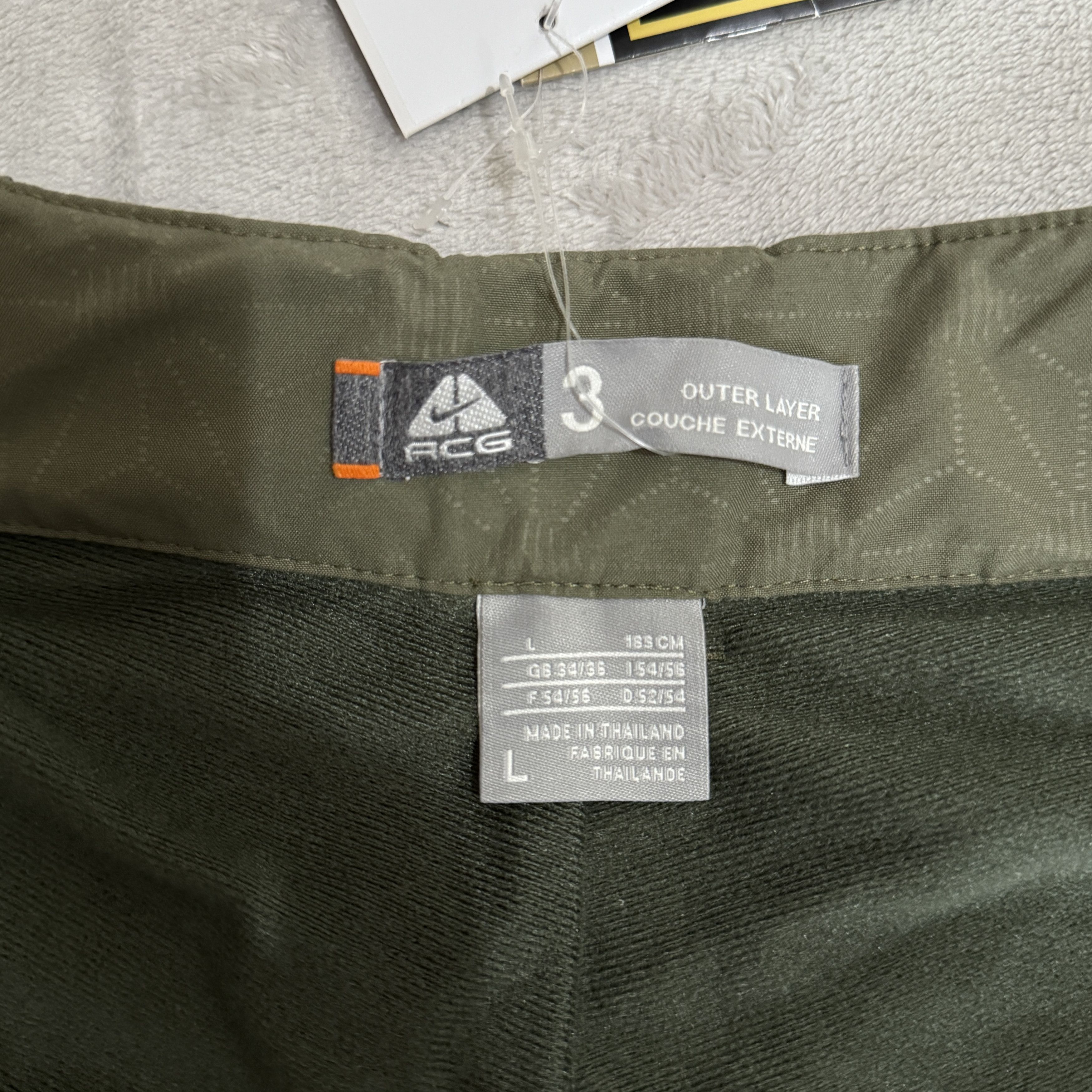 Goretex × Nike ACG Nike ACG Gore-Tex Snowboard Shell Pants (2008) Y2K Archive L Size US 38 / EU 54 - 7 Thumbnail