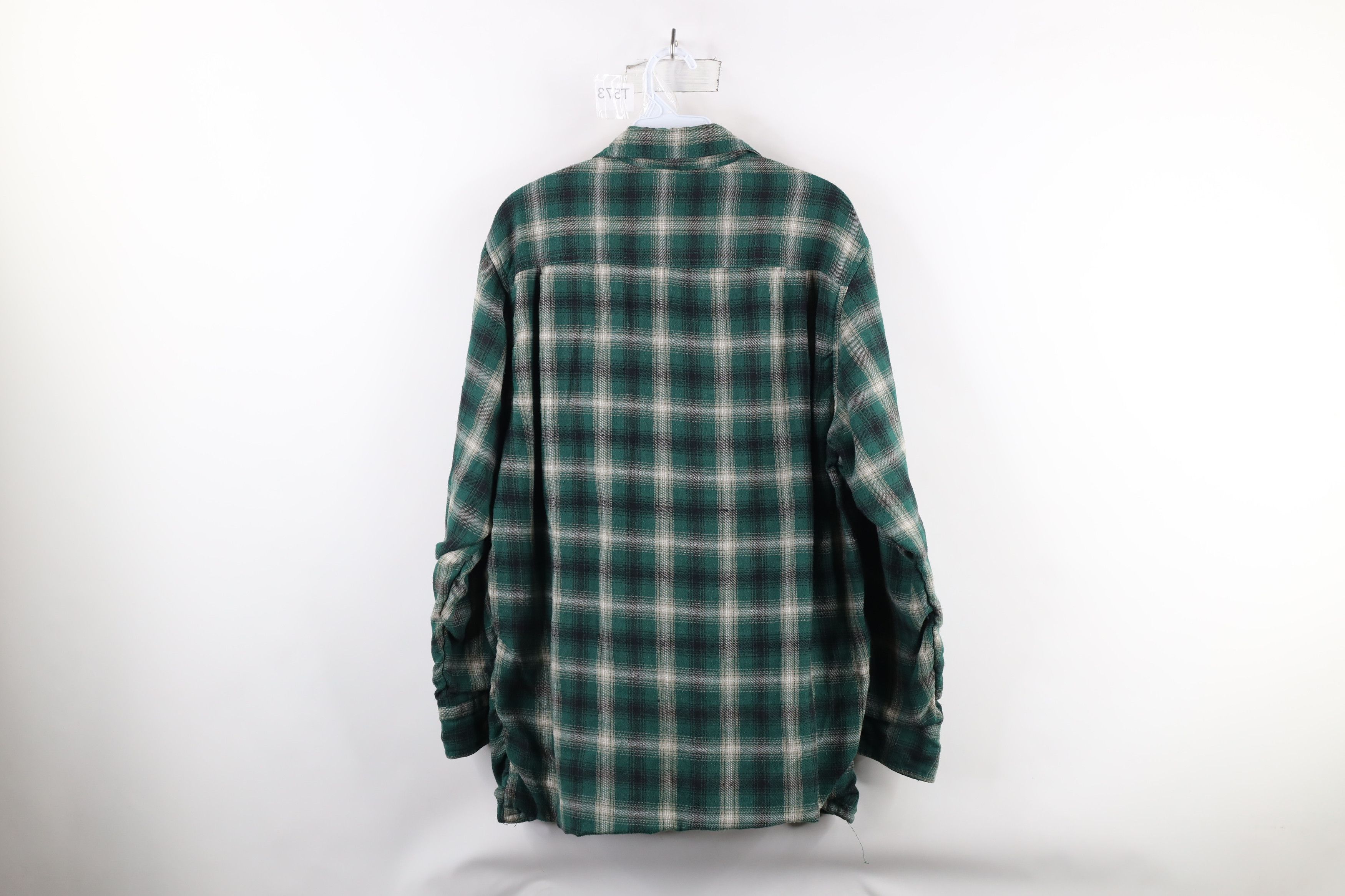 Vintage Vintage 90s Streetwear Thermal Lined Flannel Shirt Jacket Size US M / EU 48-50 / 2 - 8 Thumbnail