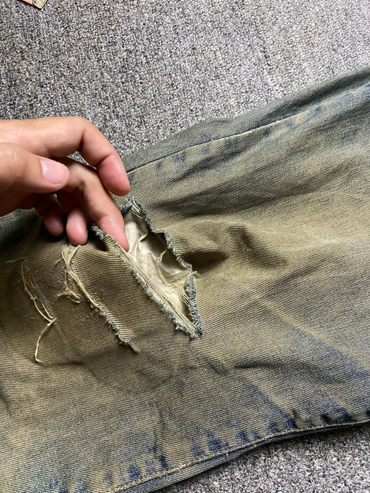 Edwin Edwin 602 US Classic Distressed Jeans (163) Size US 34 / EU 50 - 10 Thumbnail