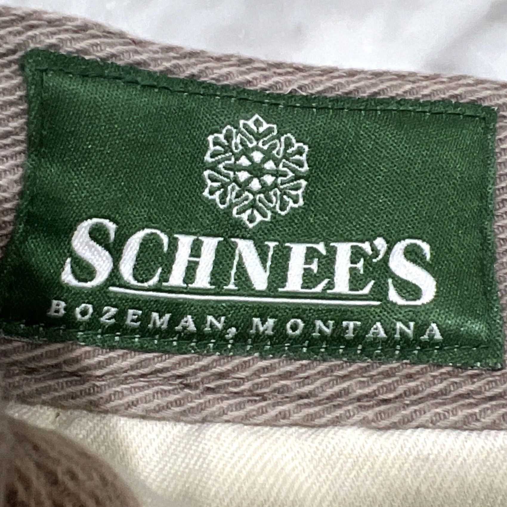 Vintage Schnee’s Cargo Shorts Men’s 36 Reinforced Cotton Leather Trim Style SN108063 Brown Canvas Cargo Pocket Flat Front 8 in Inseam Men Regular Cotton Size US 36 / EU 52 - 4 Thumbnail