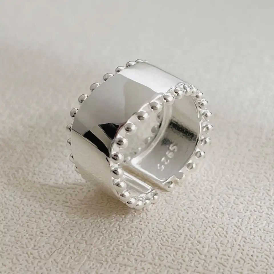 Jewelry × Vintage 925 Sterling Silver Irregular Ring Size ONE SIZE - 1 Thumbnail