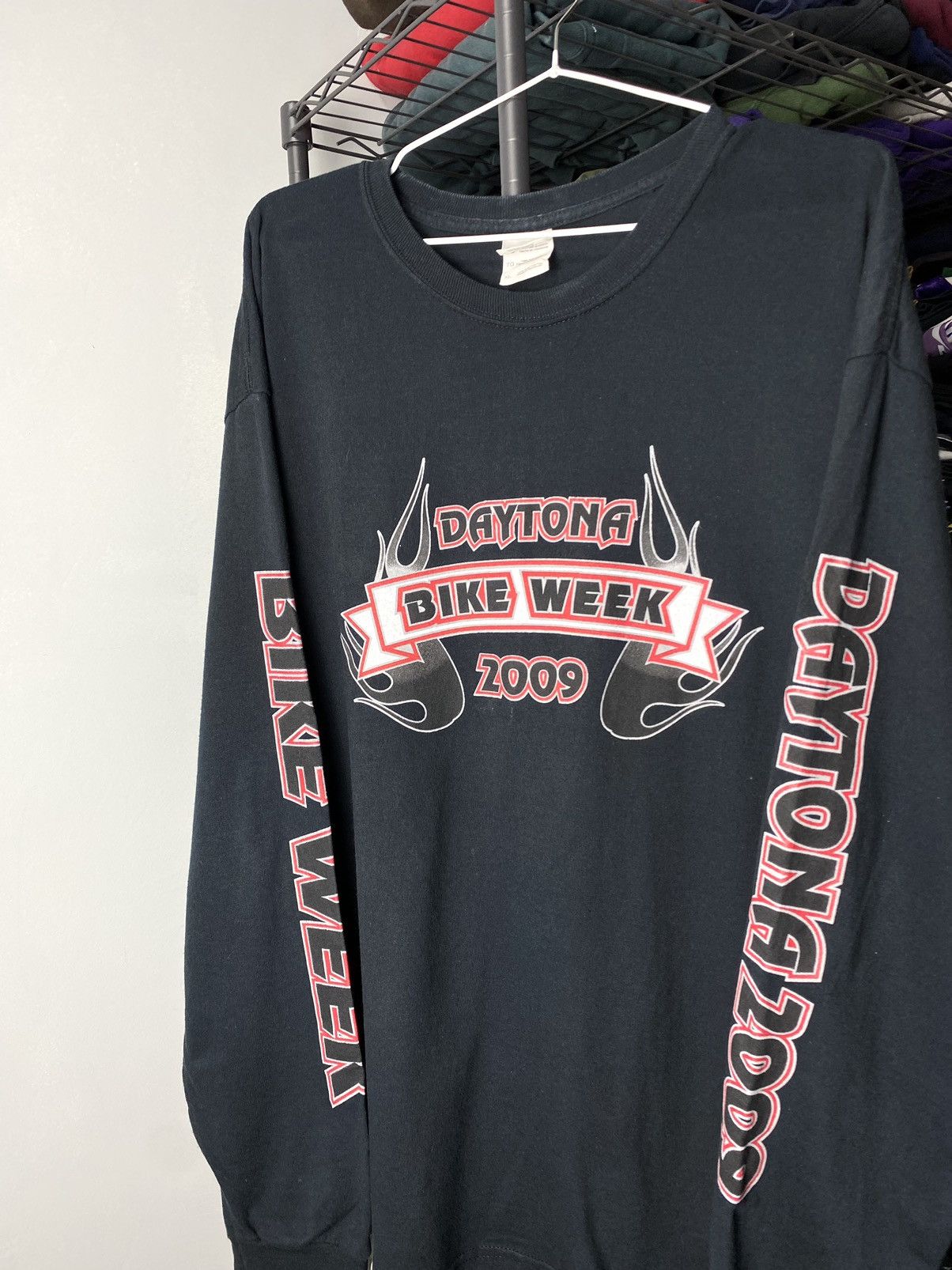 Daytona Vintage 2009 Daytona Bike Week Long Sleeve Harley Davidson Size US XL / EU 56 / 4 - 3 Thumbnail