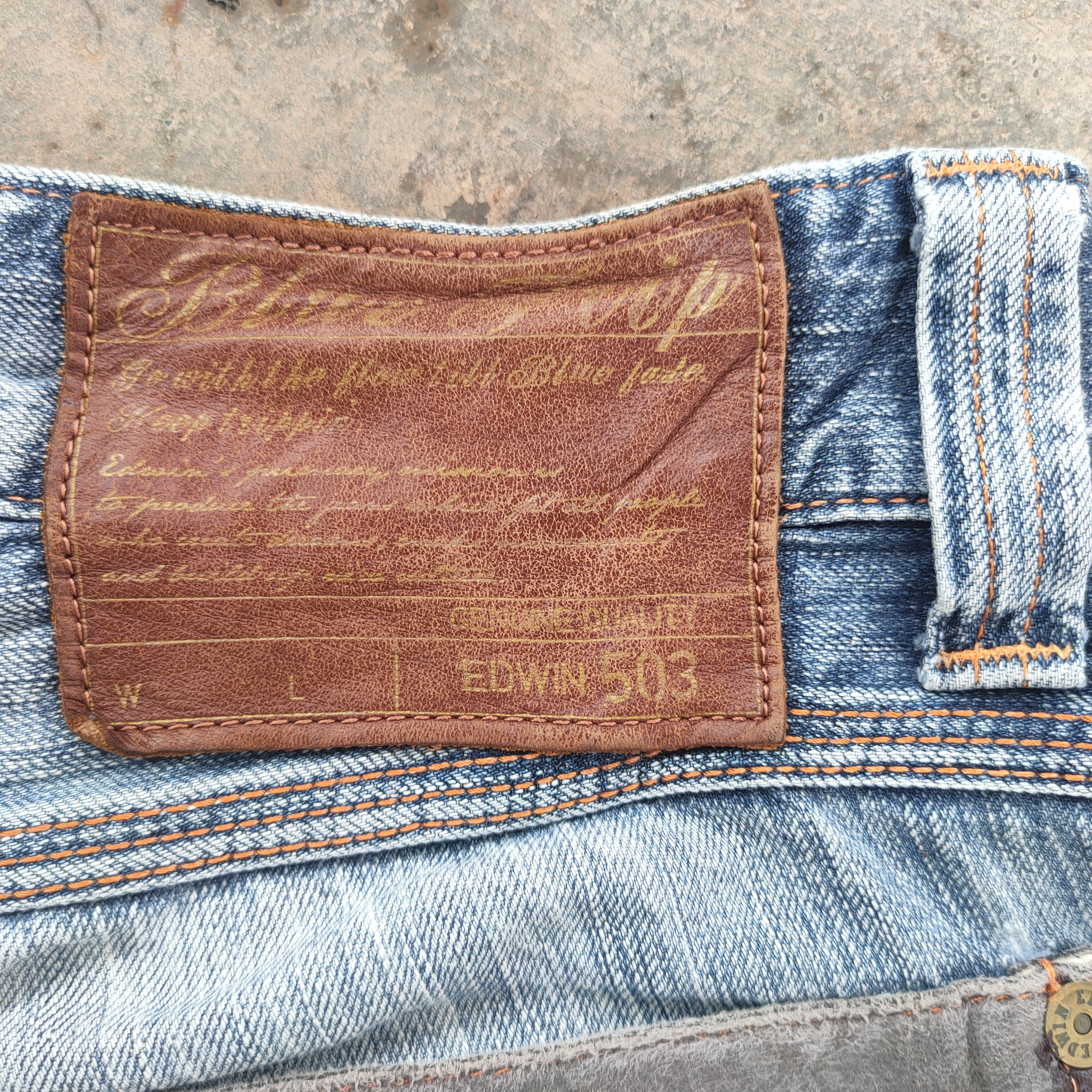 Edwin VINTAGE EDWIN FLARE DISTRESSED DENIM JEANS PANTS Size US 32 / EU 48 - 14 Thumbnail