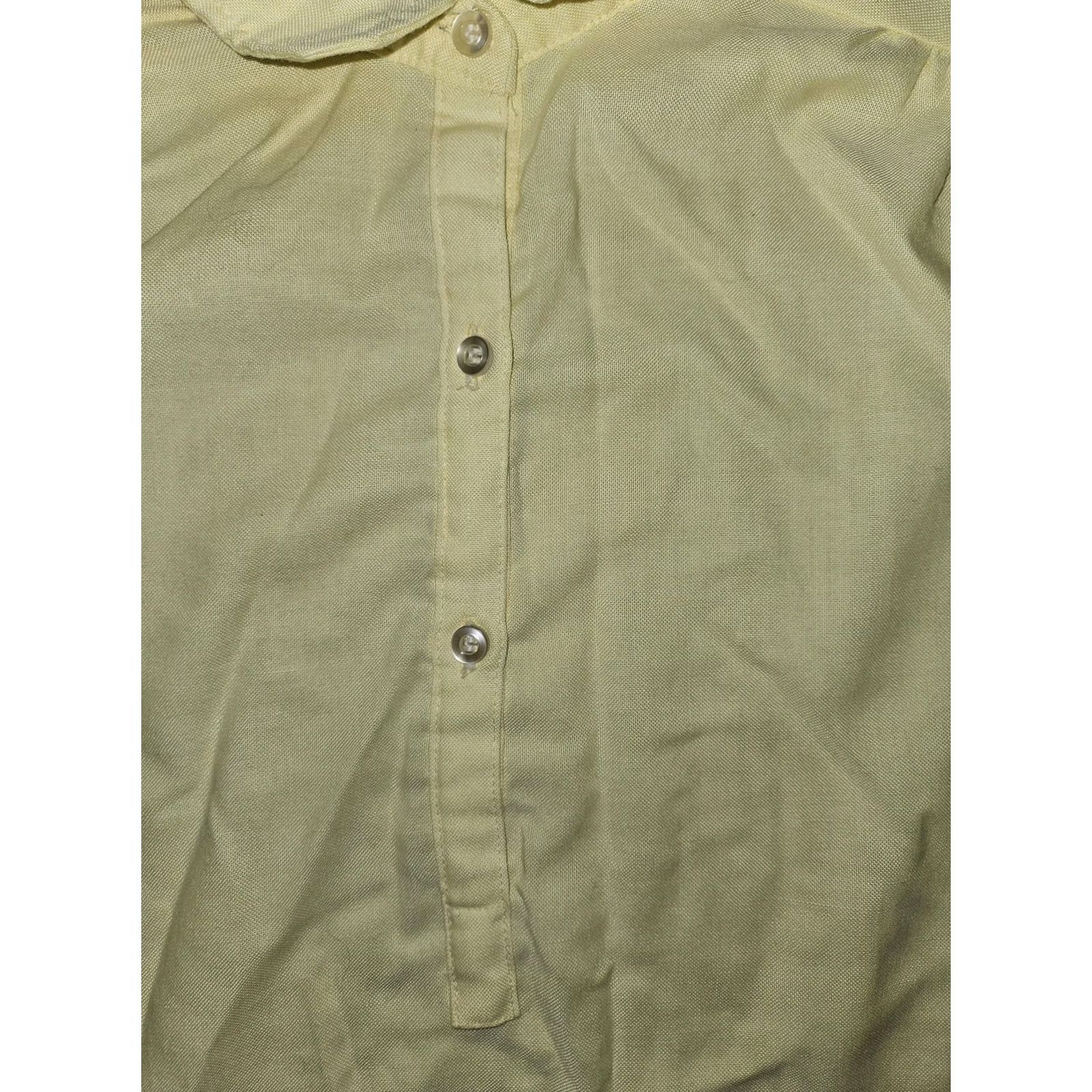 Wrangler VINTAGE Wrangler Shirt Women's Large Yellow Pullover Western Made USA 80s Size L / US 10 / IT 46 - 6 Thumbnail