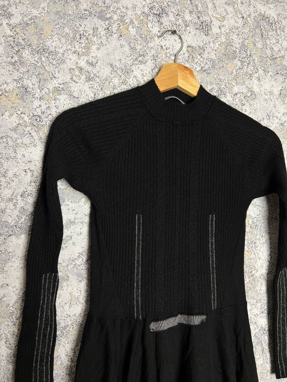 Designer × Marithe + Francois Girbaud Marithe Francois Girbaud Wool Dress Black Size Medium Size M / US 6-8 / IT 42-44 - 6 Thumbnail