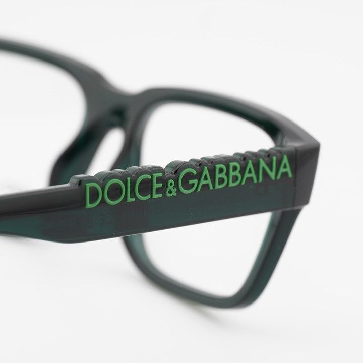 Dolce & Gabbana Dolce & Gabbana DG5112 3008 Eyeglasses Green 53mm Rectangle Size ONE SIZE - 9 Thumbnail