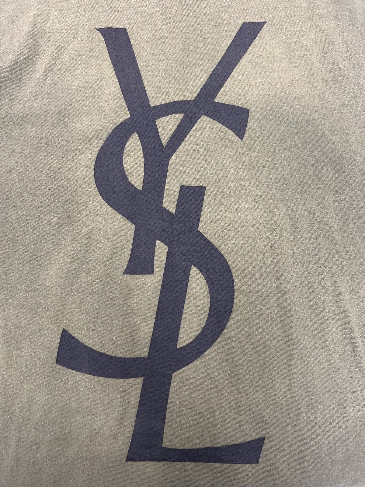 Other BOOTLEG YSL Olive Tee Size US M / EU 48-50 / 2 - 2 Thumbnail