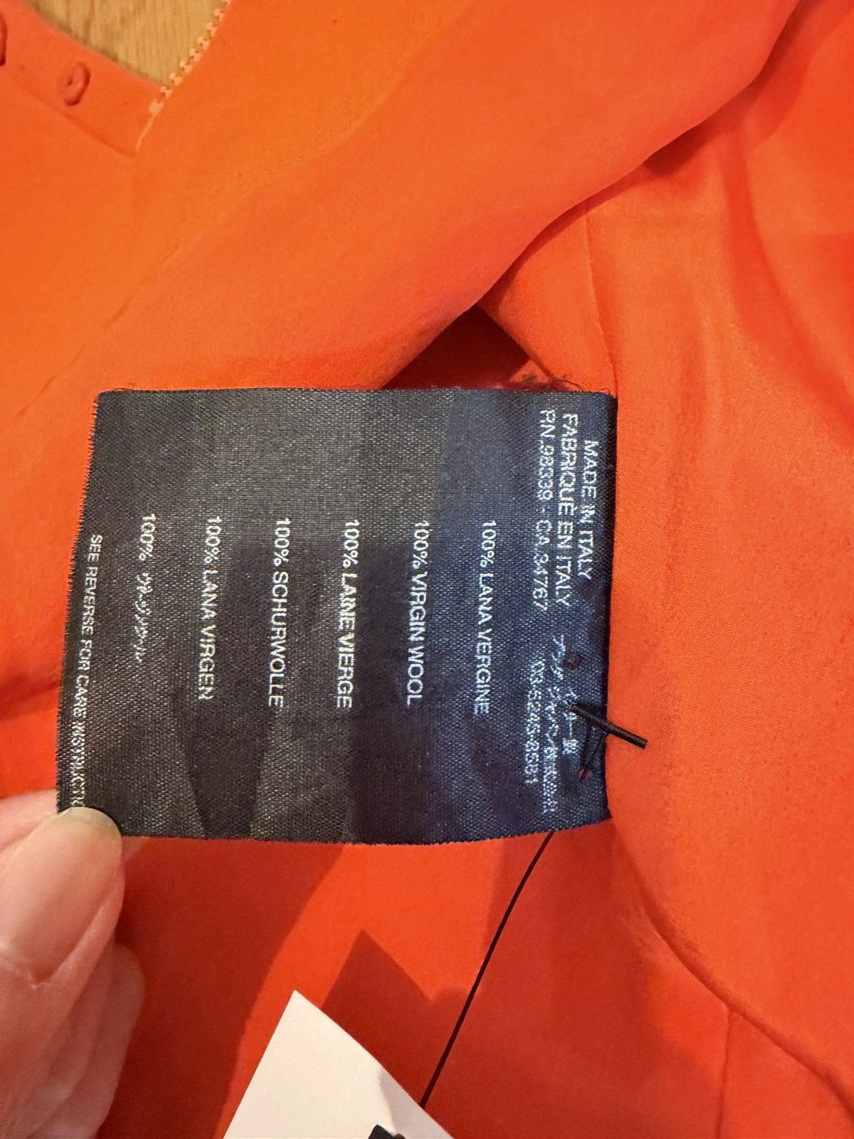 Prada Prada FW 2001 Orange Runway Top Size S / US 4 / IT 40 - 6 Thumbnail
