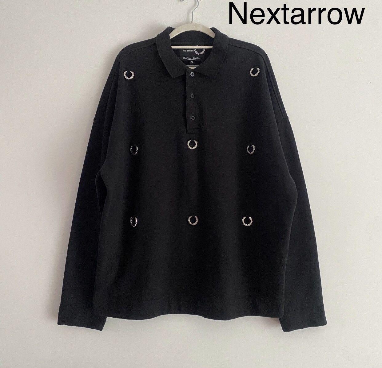 Raf Simons Raf Simons x Fred Perry collaboration iron ring hoodie 2412- Size US M / EU 48-50 / 2 - 1 Thumbnail