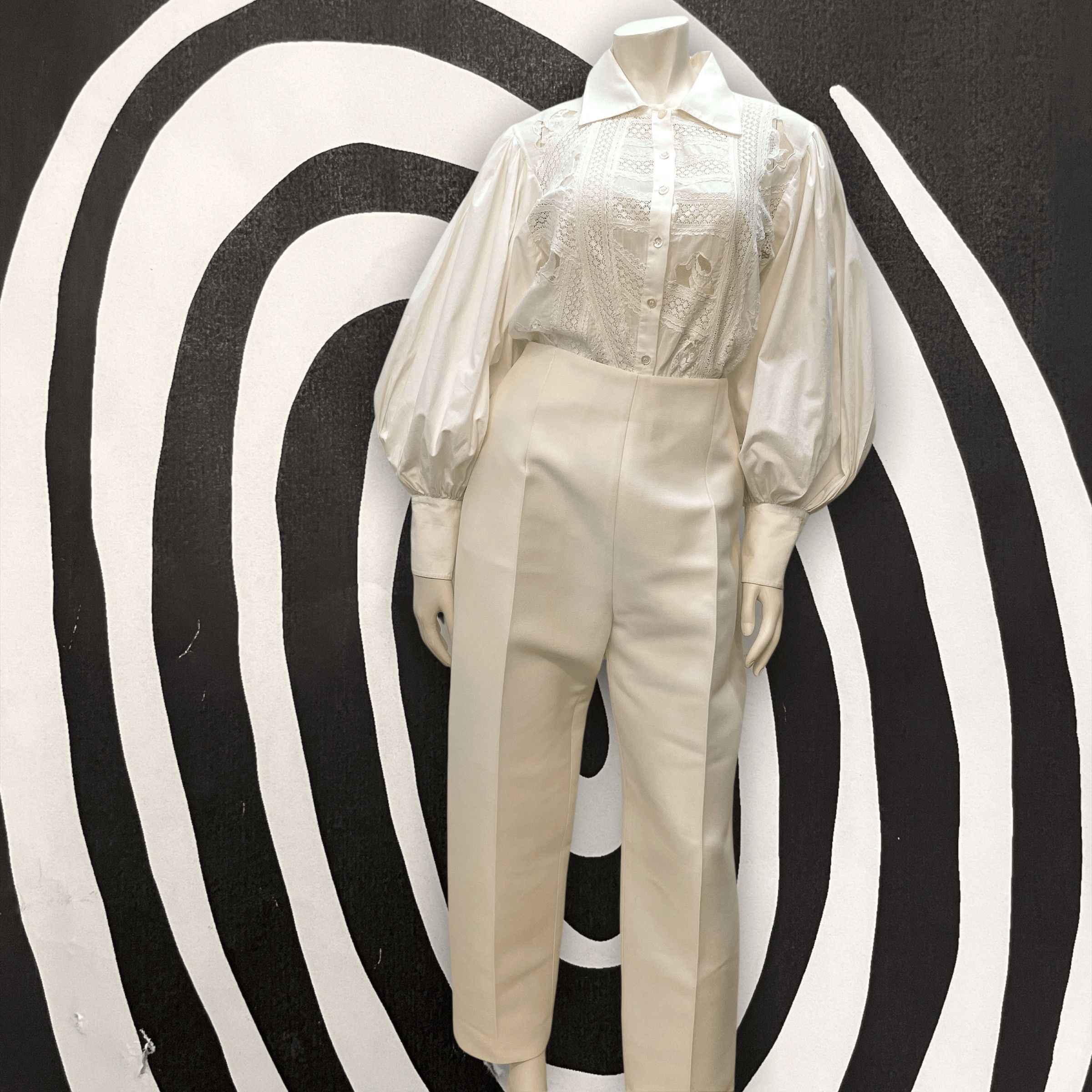 Celine Phoebe Philo Era Deadstock Celine Vintage Designer Trousers Made In Italy Size 29" Size 29" - 2 Thumbnail