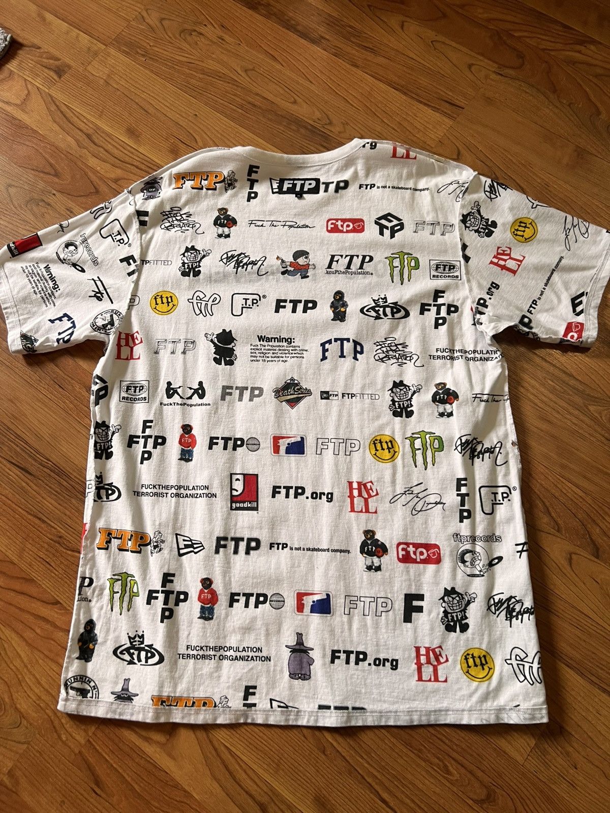 Fuck The Population FTP 13 year tee Size US XL / EU 56 / 4 - 6 Thumbnail
