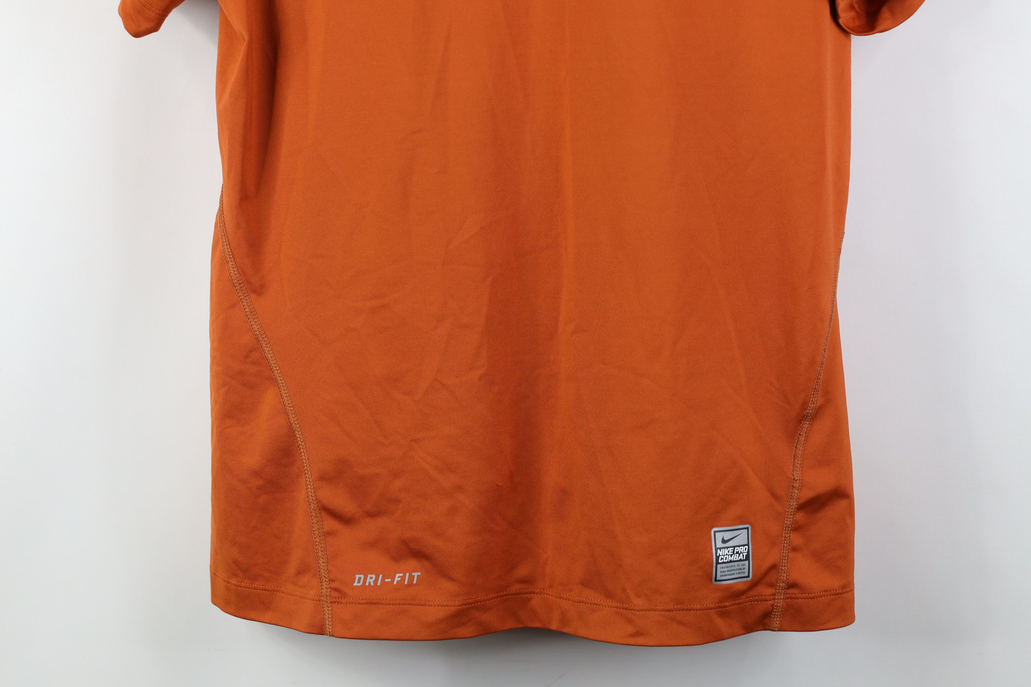 Nike Nike Pro Combat Compression Training T-Shirt Burnt Orange Size US S / EU 44-46 / 1 - 3 Thumbnail