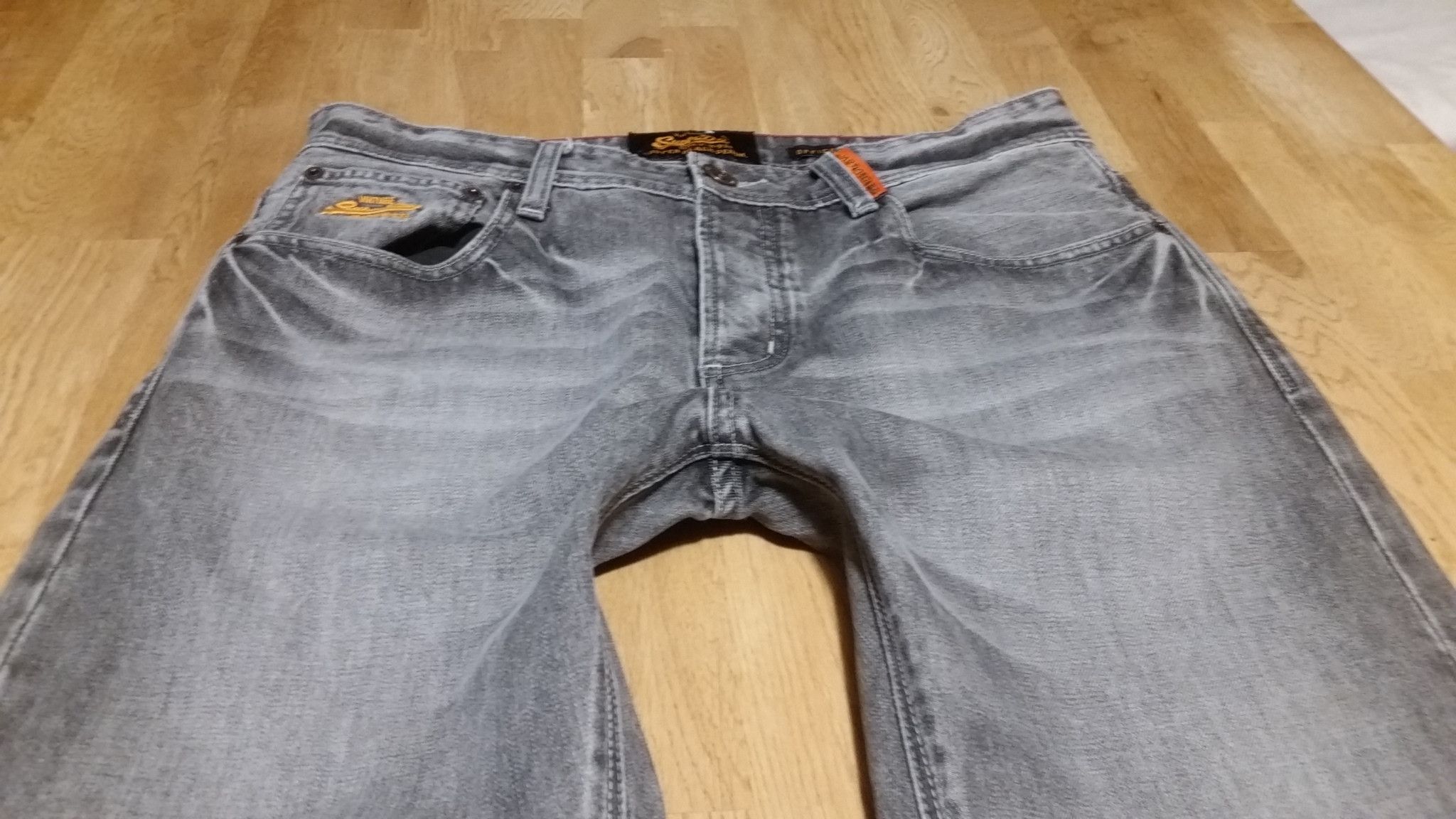 Gray SUPERDRY JAPAN Vintage W32 L34 straight slim W31 L36
