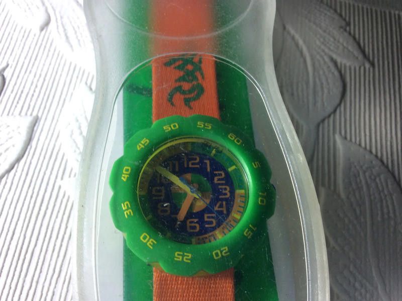 Designer Flik Flak ladies green dial watch Size ONE SIZE - 7 Thumbnail