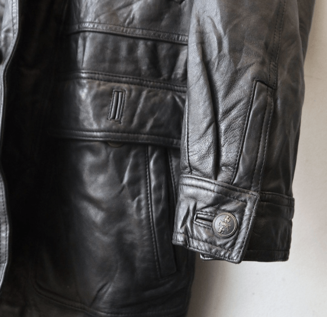 Yves Saint Laurent 🔥Rare Vintage Yves Saint Laurent YSL leather Jacket black Size US L / EU 52-54 / 3 - 6 Thumbnail