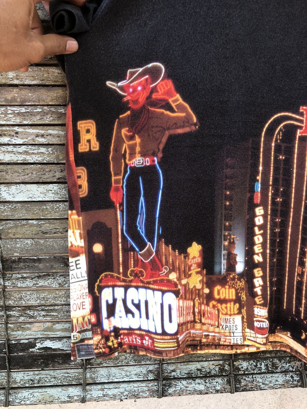 Japanese Brand × Vintage Vintage Y2K OVP Casino X-Girl Tshirt Size US M / EU 48-50 / 2 - 5 Thumbnail