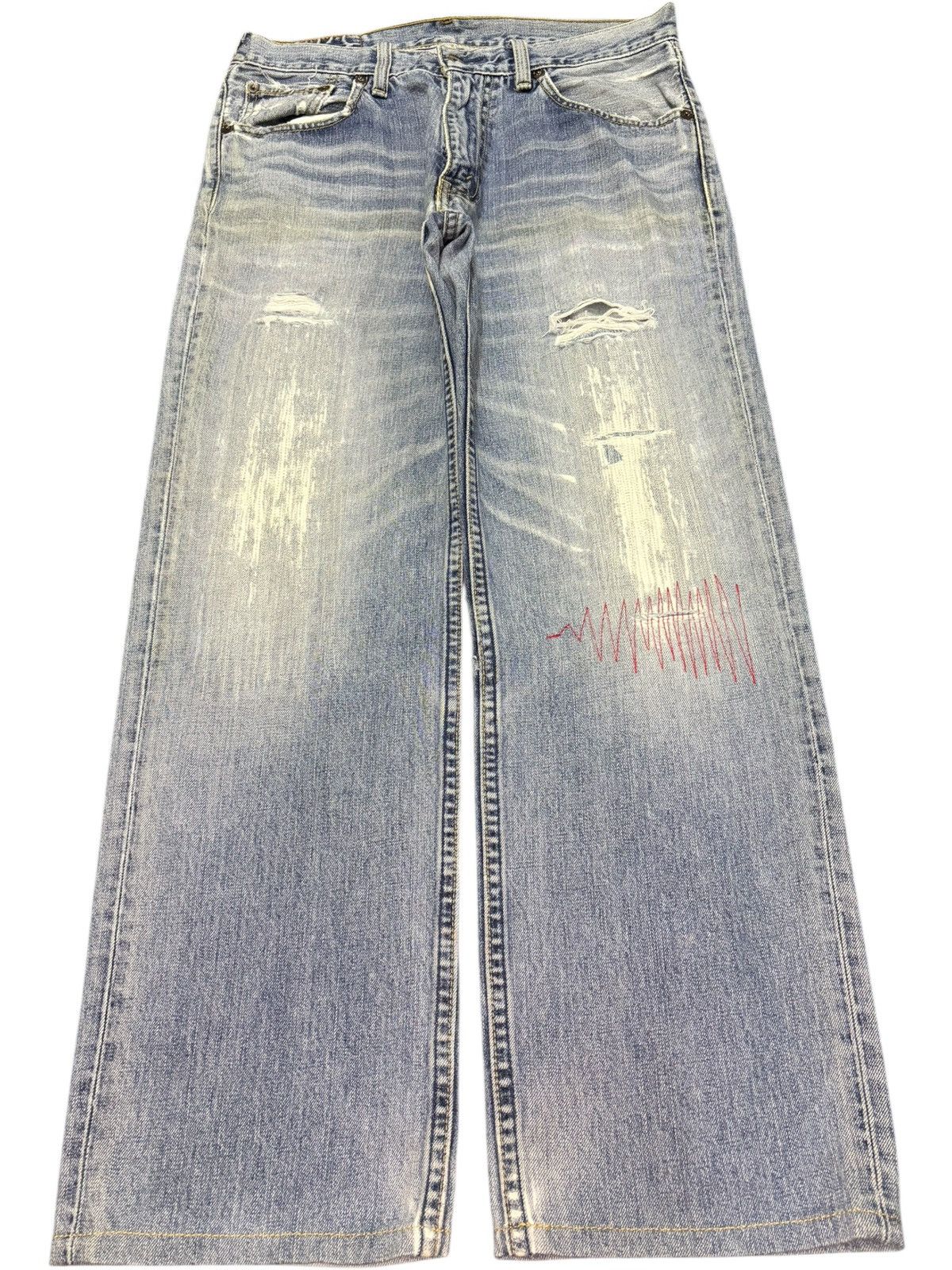 Levi's Vintage 90s Levis 502 Faded Wash Distressed Jeans Size US 30 / EU 46 - 1 Thumbnail
