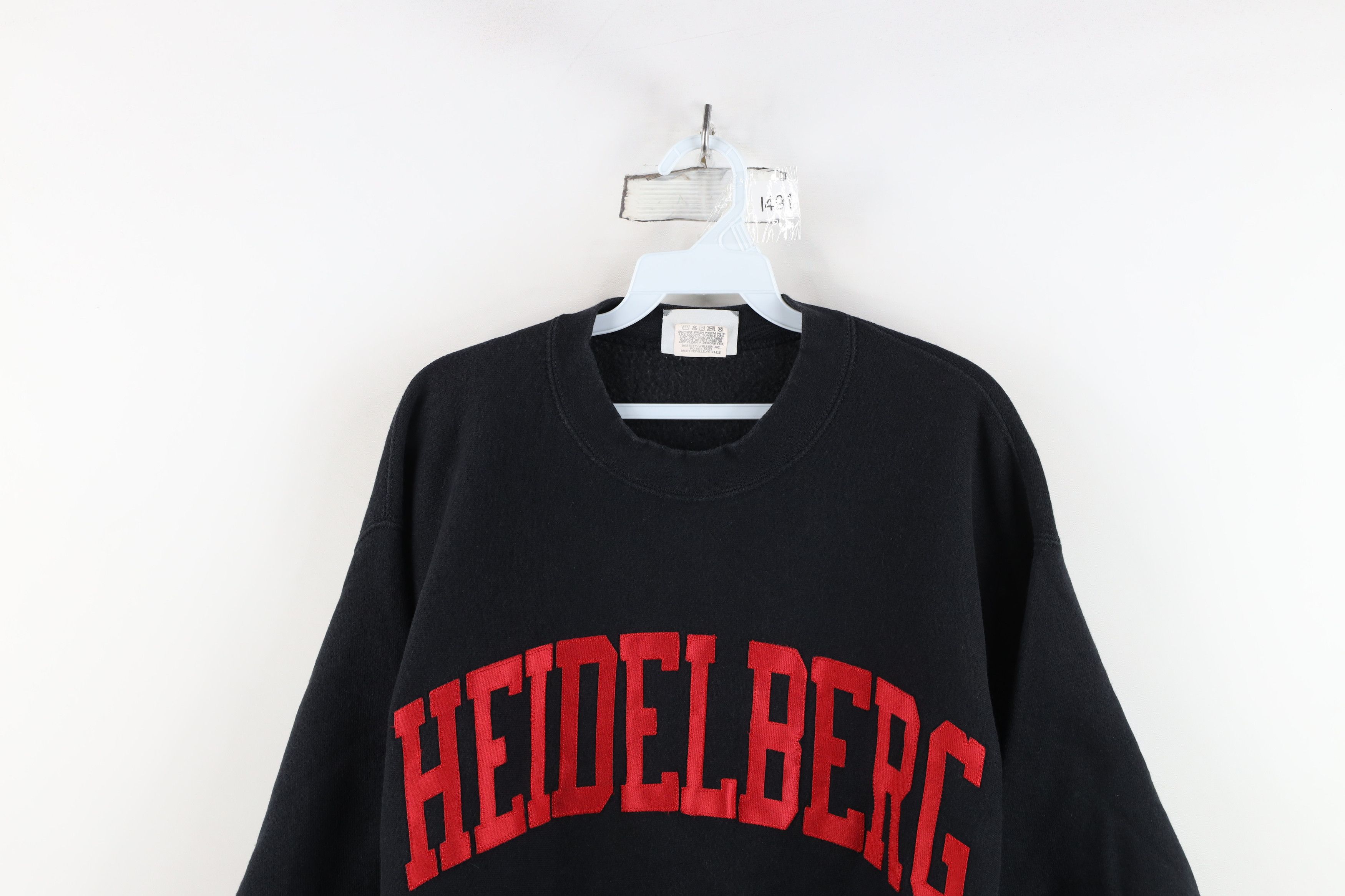 Vintage Vintage 90s Weave Heidelberg Heavyweight Sweatshirt USA Size US XL / EU 56 / 4 - 2 Thumbnail