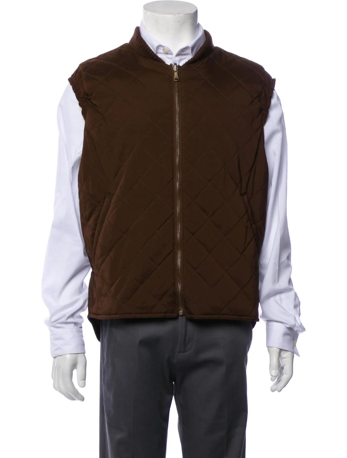 image of Loro Piana O1W1Db10224 Vest In Antique Red, Men's (Size Medium)