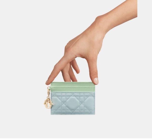 Dior o1w1db10325 Size: OS / S0974ON Freesia Card Holder Size ONE SIZE - 4 Thumbnail