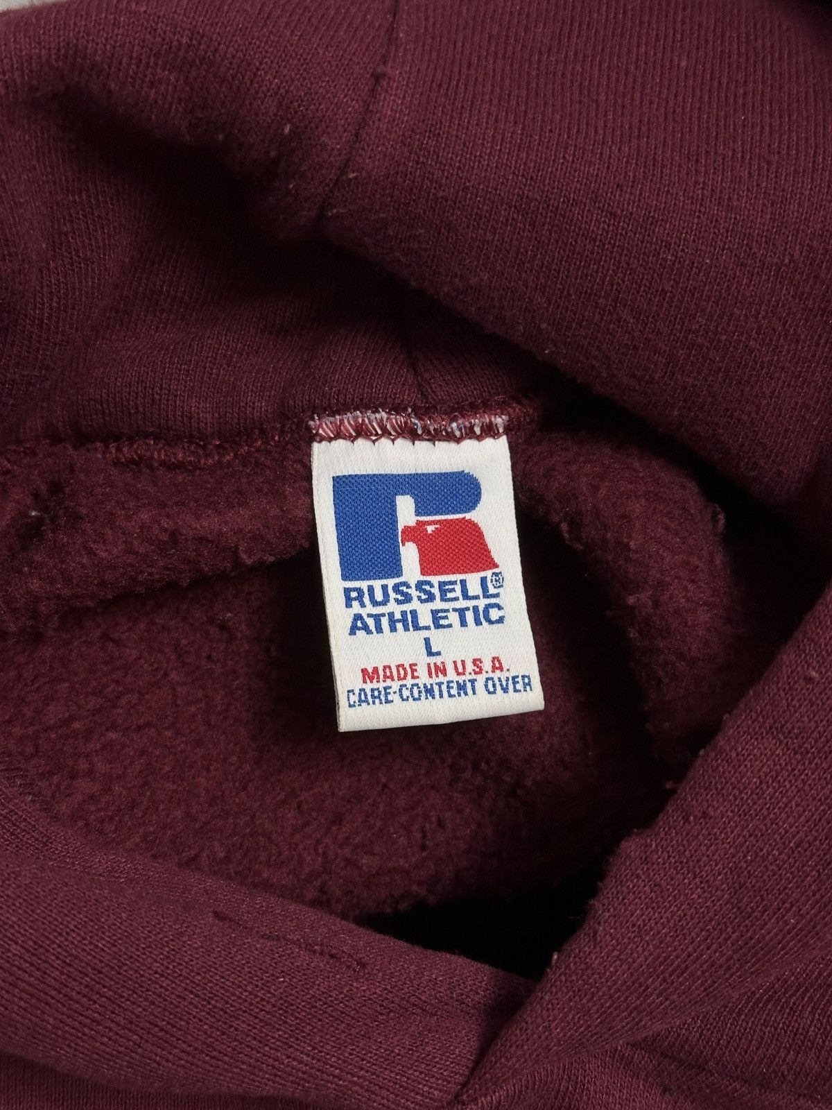 Russell Athletic Vintage Russell Hoodie Made in USA Size US L / EU 52-54 / 3 - 3 Thumbnail