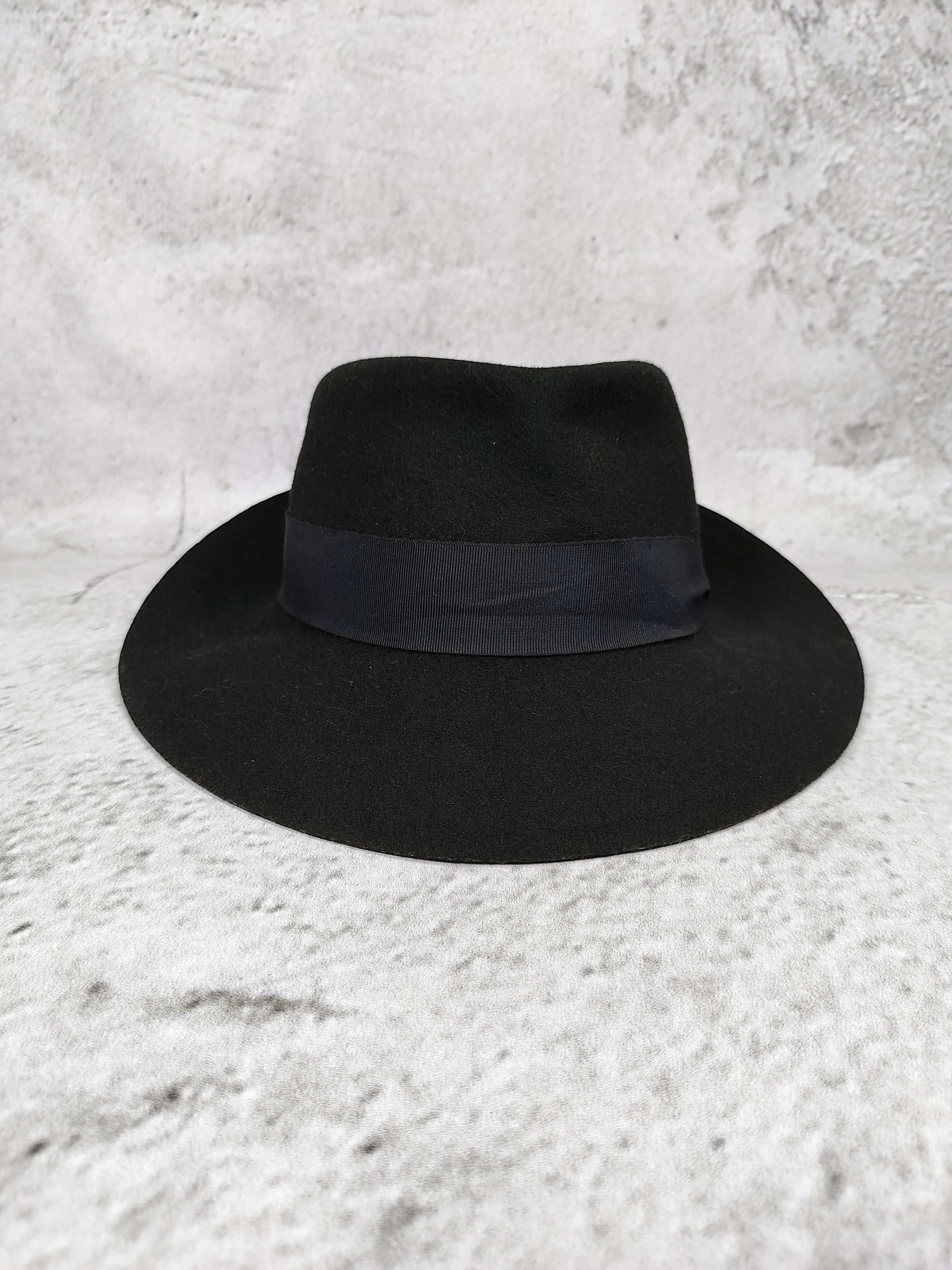agnes b. 90s Agnes B 🇫🇷 Wool Felt Wide Brim Classic Fedora Hat Size ONE SIZE - 3 Thumbnail