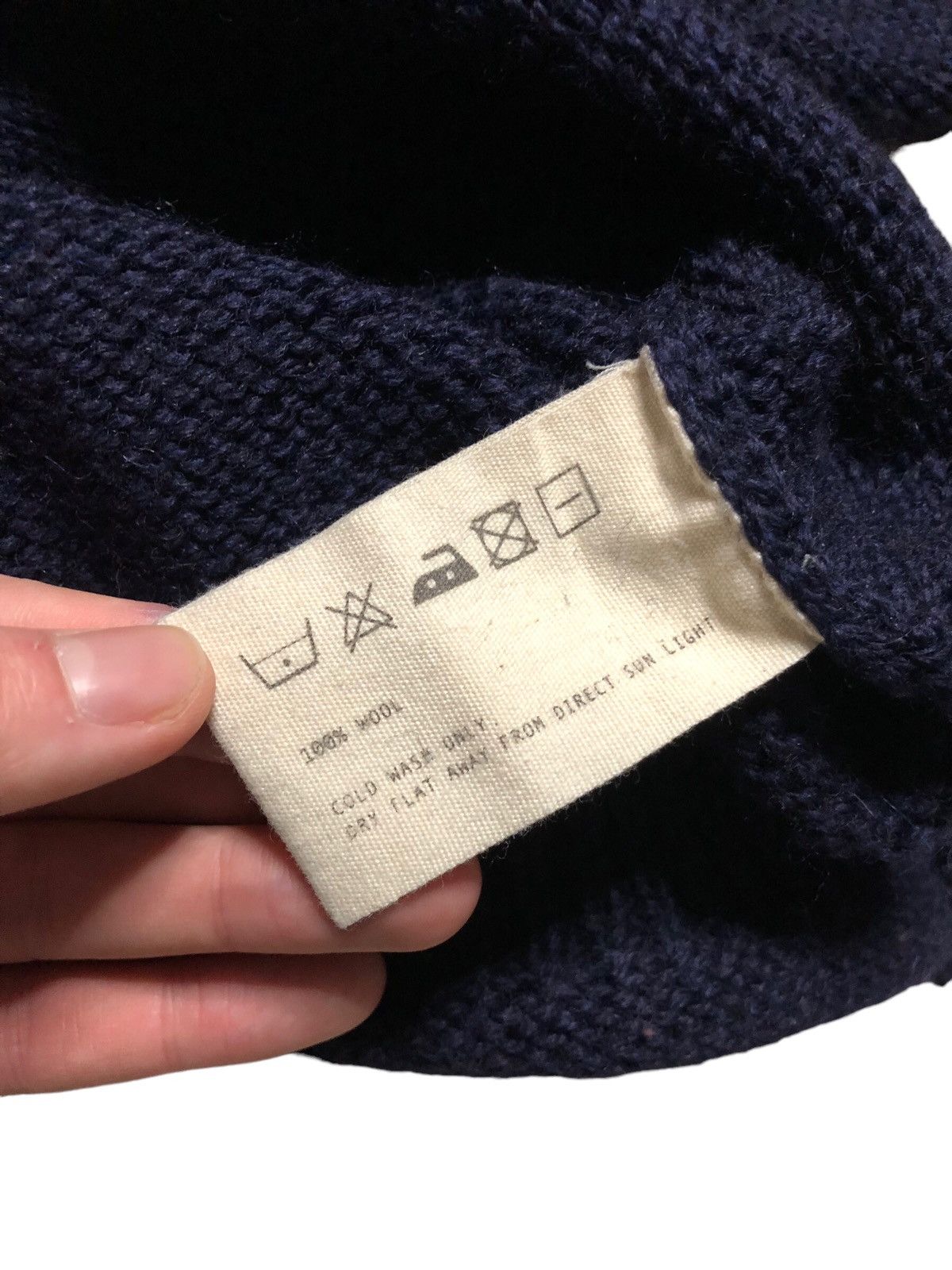 XENIA TELUNTS Xenia Telunts Knitwear Sweater Navy Fisherman Wool Heavy S 1 Size US S / EU 44-46 / 1 - 7 Thumbnail