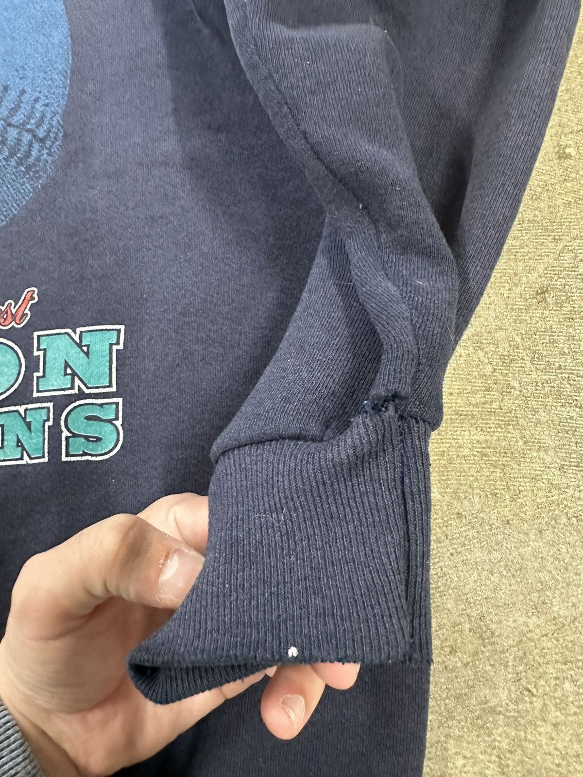 Lee Vintage 90s Lee Seattle Mariners Division Champs Sweatshirt Size US XL / EU 56 / 4 - 9 Thumbnail