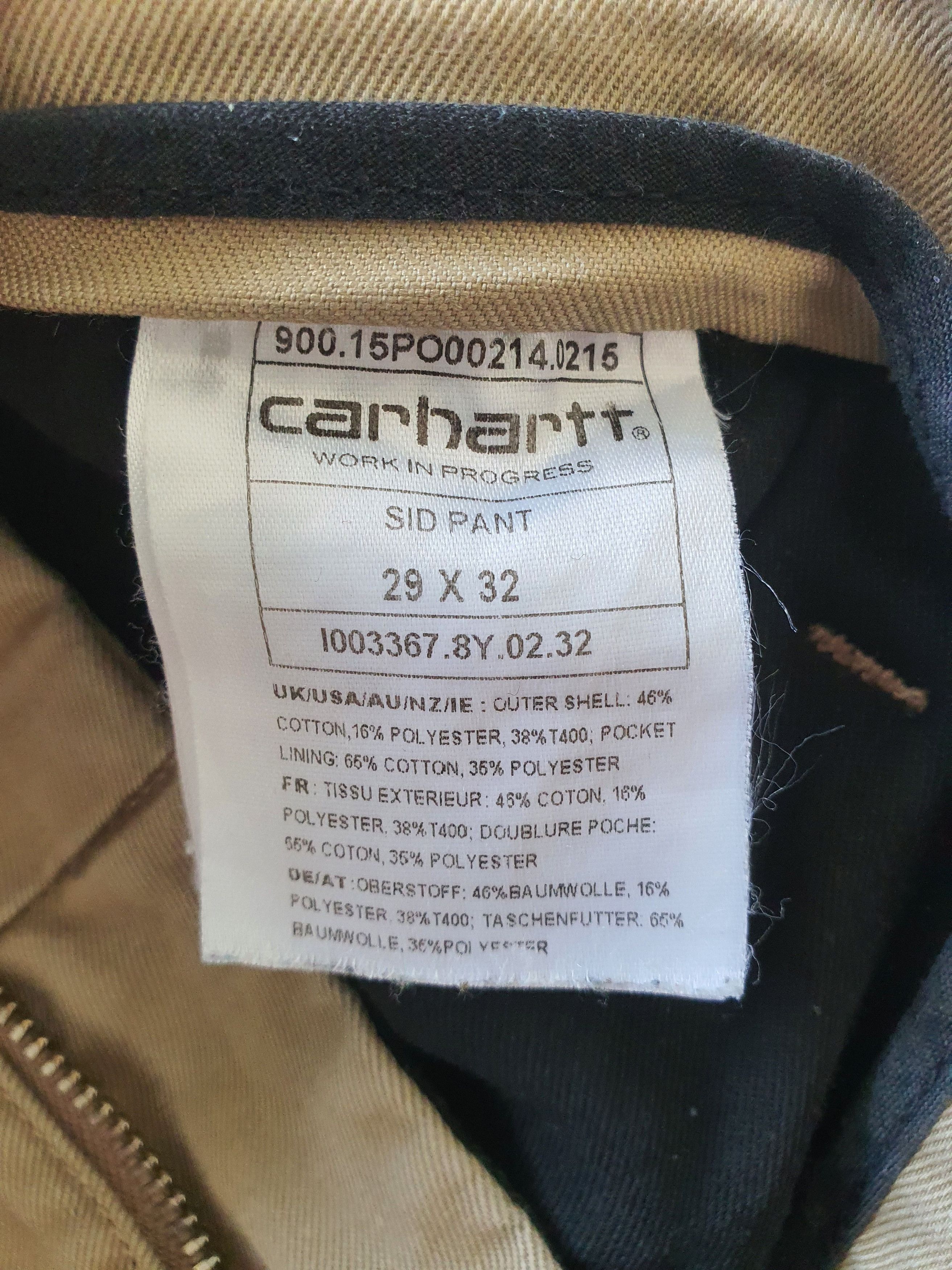 Carhartt × Carhartt Wip Work-In-Progress Chinos Trousers Pants - SID PANT Size US 29 - 6 Thumbnail