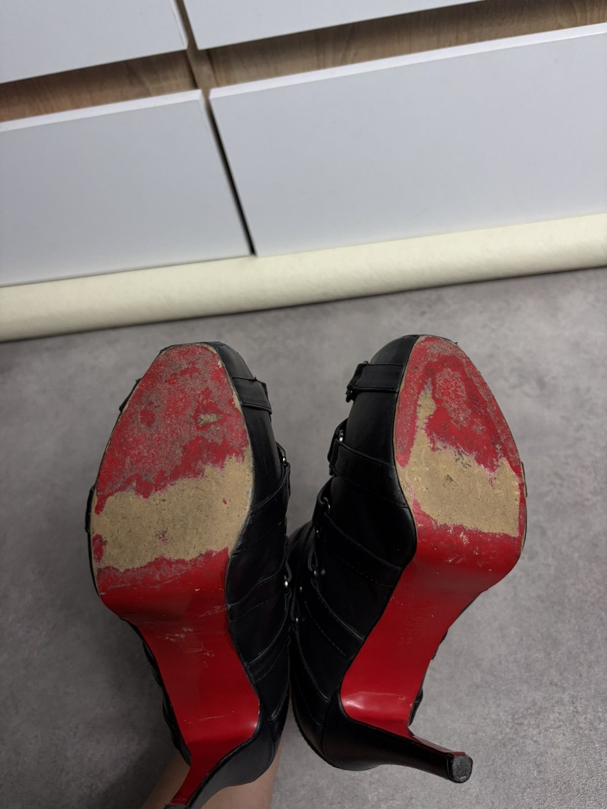 Christian Louboutin Christian Louboutin Nitoinimoi 120 Bandage Ankle Boots Y2K Size US 8 / IT 38 - 9 Thumbnail