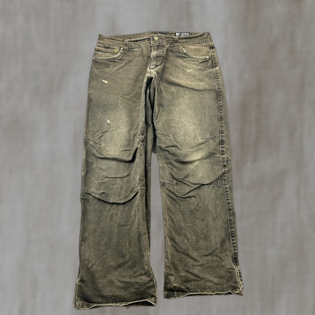 Vintage KÜHL Rydr Pants 38X30 Men Green Canvas Outdoor Hiking Cargo 5-Pocket Size US 38 / EU 54 - 1 Thumbnail