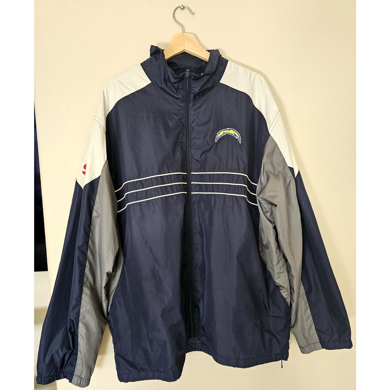 NFL NFL LA Chargers Windbreaker 2XL Mens Blue Pullover SI Logo Size US XXL / EU 58 / 5 - 1 Thumbnail