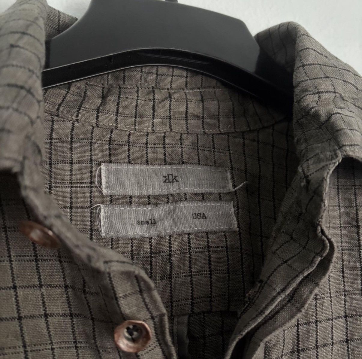 K-Two Studios K-TWO STUDIOS dyed checker button down shirt Size US S / EU 44-46 / 1 - 3 Thumbnail